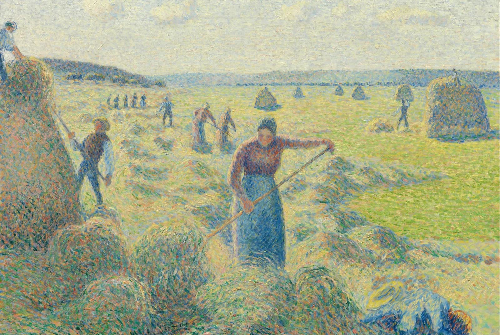 De hooioogst, Éragny – Camille Pissarro