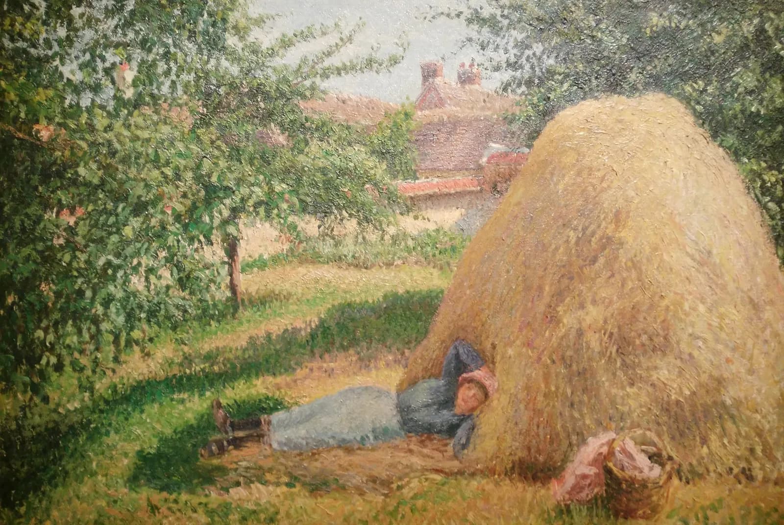 De middagrust, Éragny – Camille Pissarro