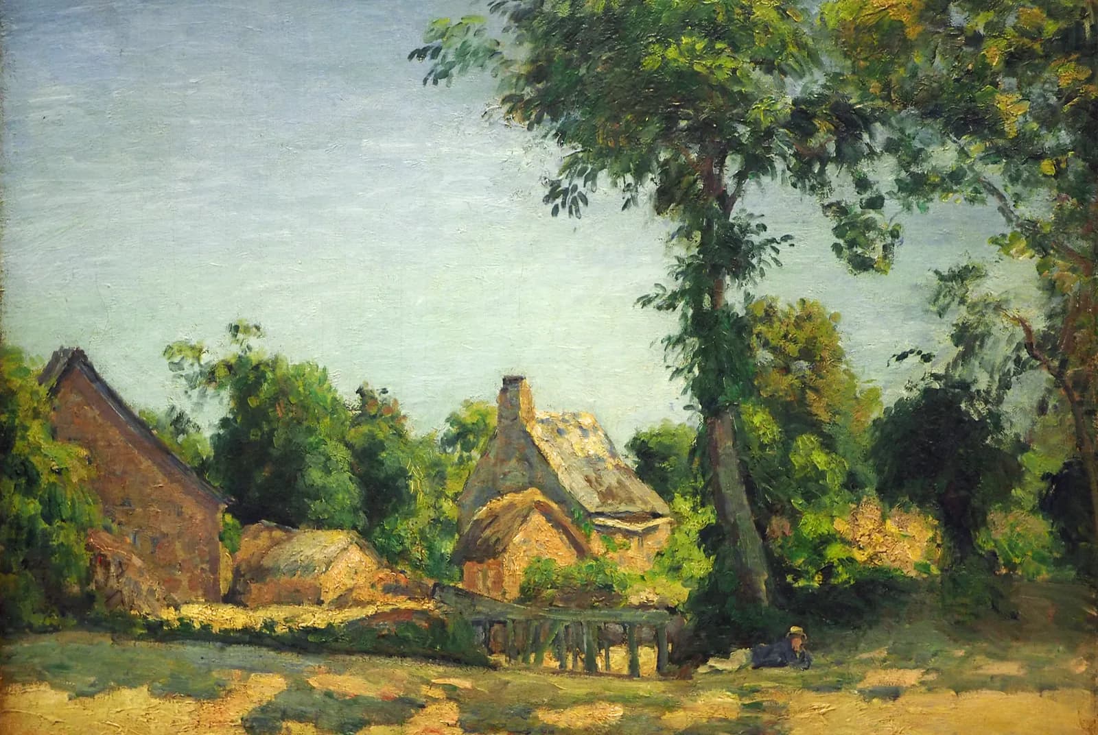 Landschap bij Melleray, Mayenne – Camille Pissarro