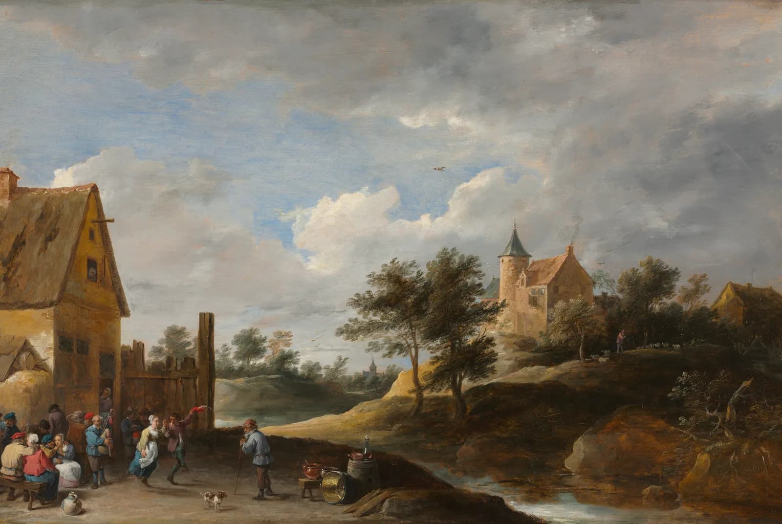 Landschap met dansende boeren – David Teniers
