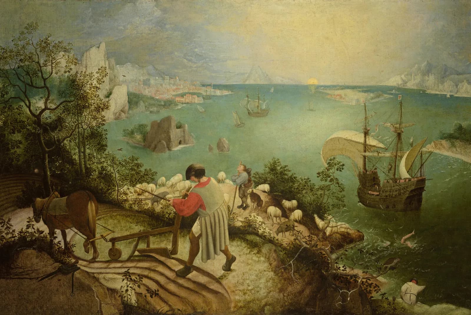 Landschap met de val van Icarus – Pieter Bruegel de Oude