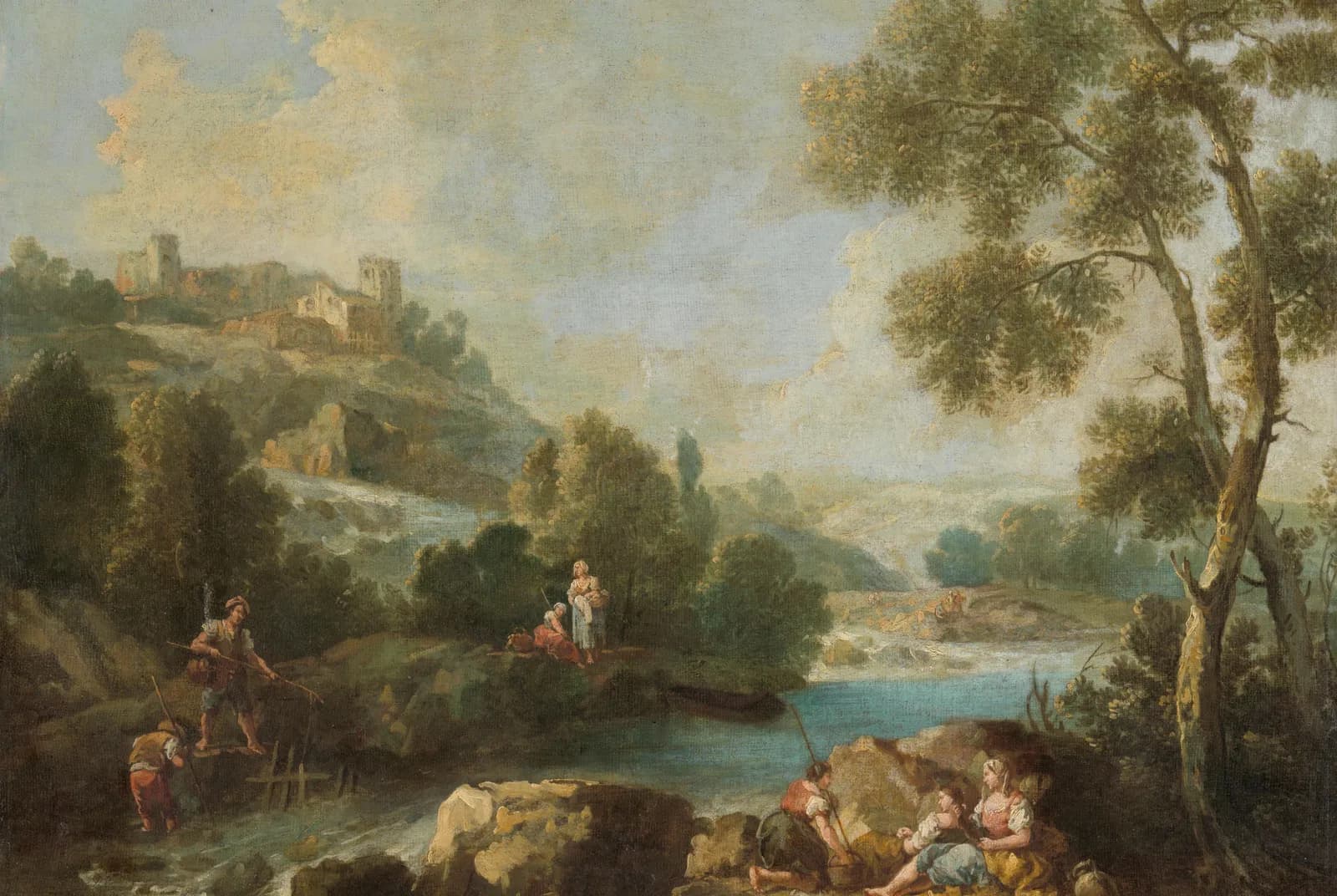 Landschap met figuren – Francesco Zuccarelli
