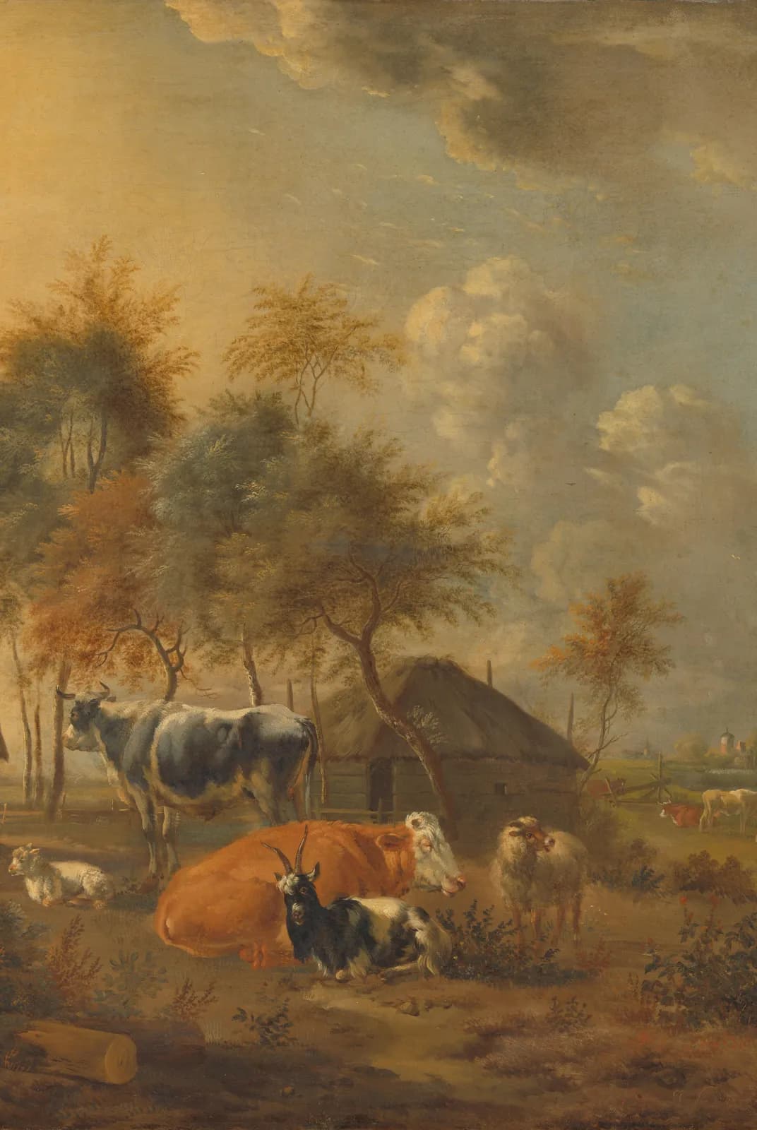 Landschap met vee – Monogrammist IL (schilder)