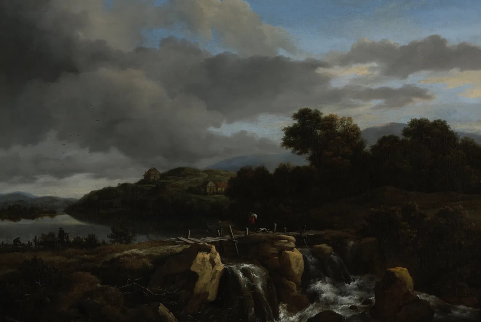 Landschap met waterval – Jacob van Ruisdael