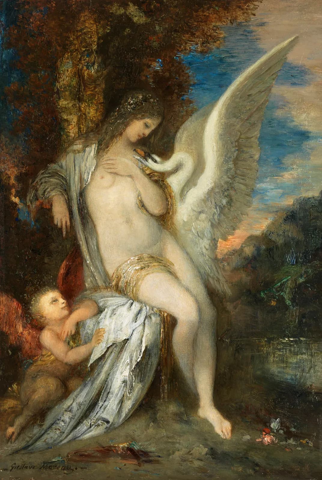 Leda – Gustave Moreau