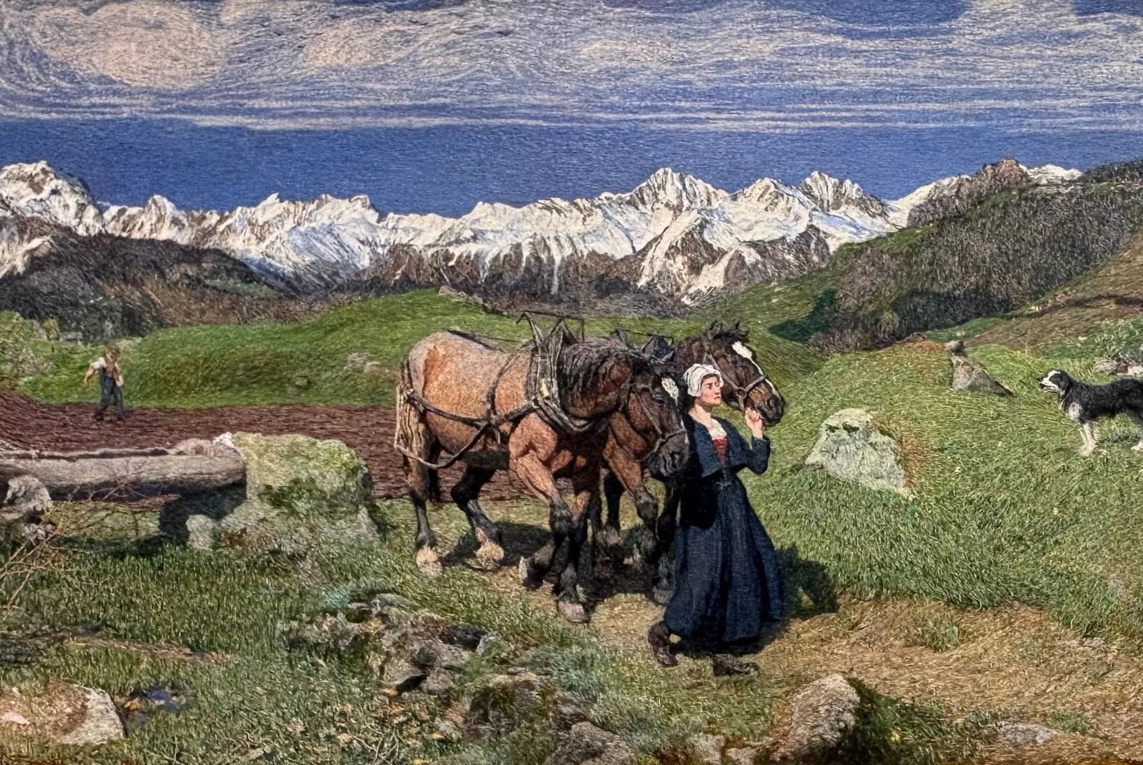 Lente in de Alpen (1897) – Giovanni Segantini