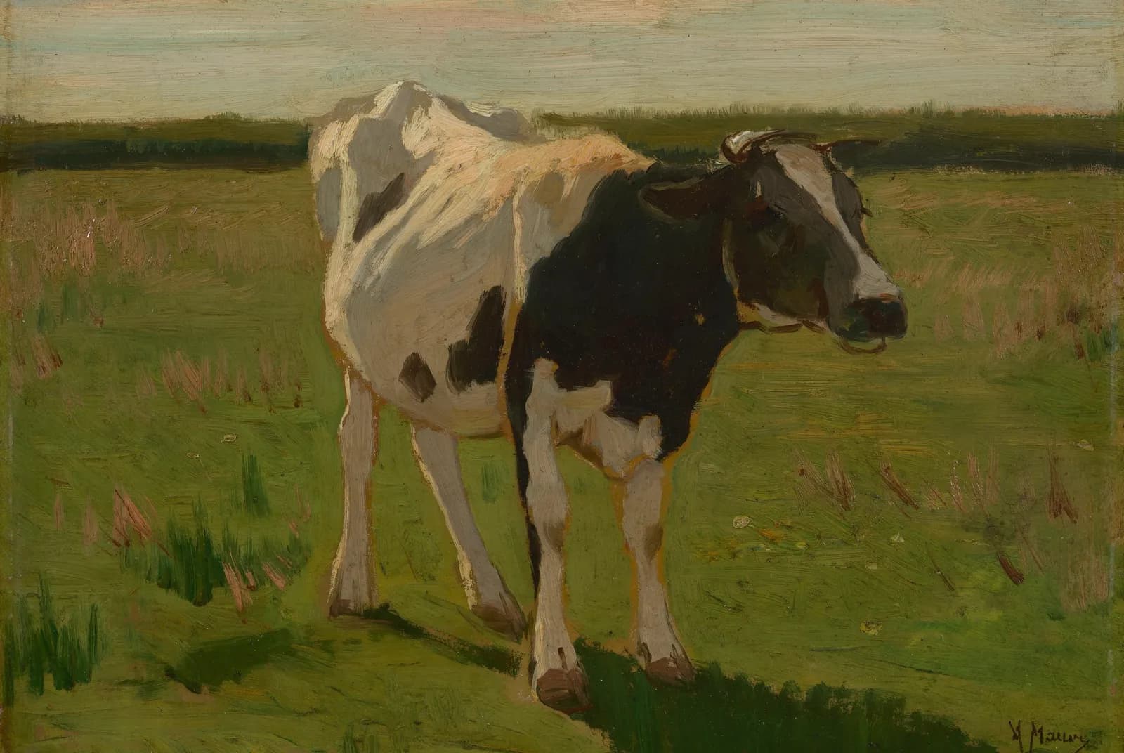 Lopende koe – Anton Mauve