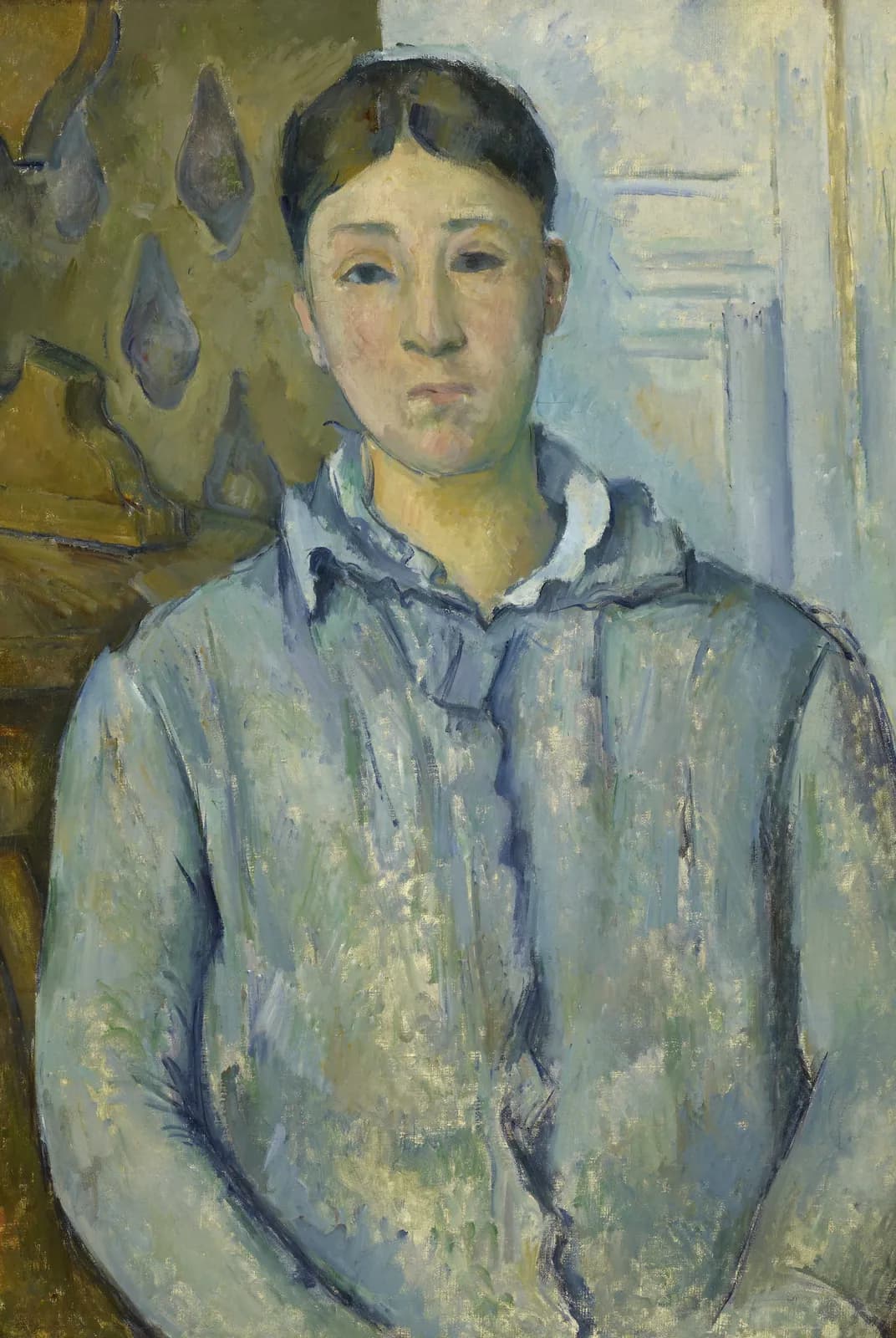 Madame Cézanne in het blauw – Paul Cézanne