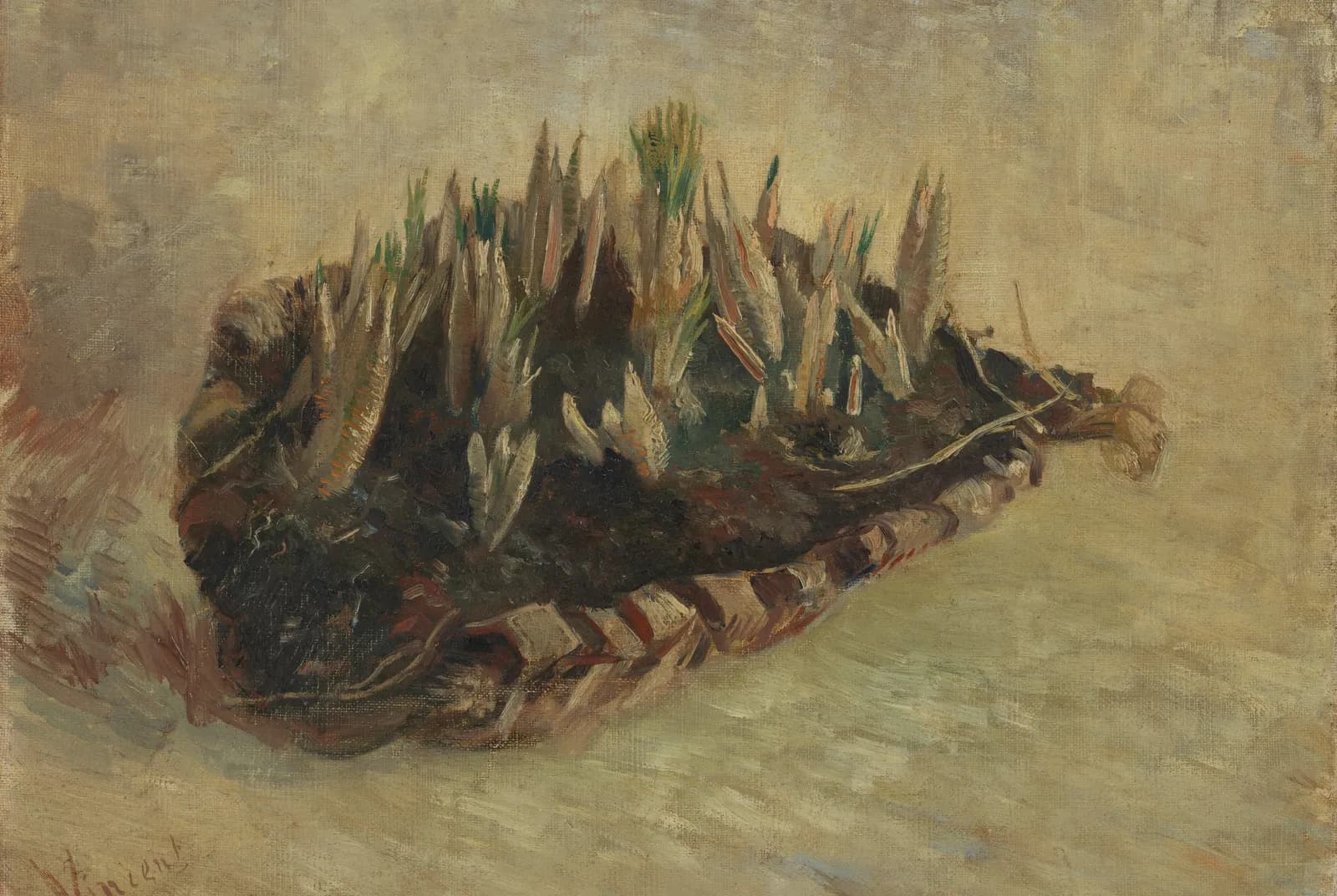 Mand met krokusbollen – Vincent van Gogh