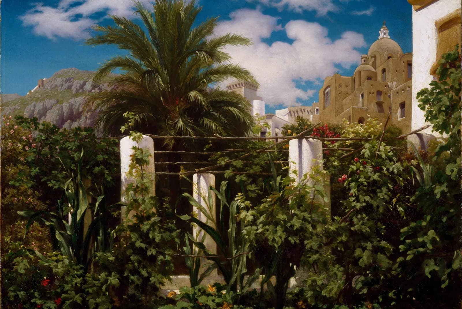 Mediterrane tuin met uitzicht – Frederic Leighton