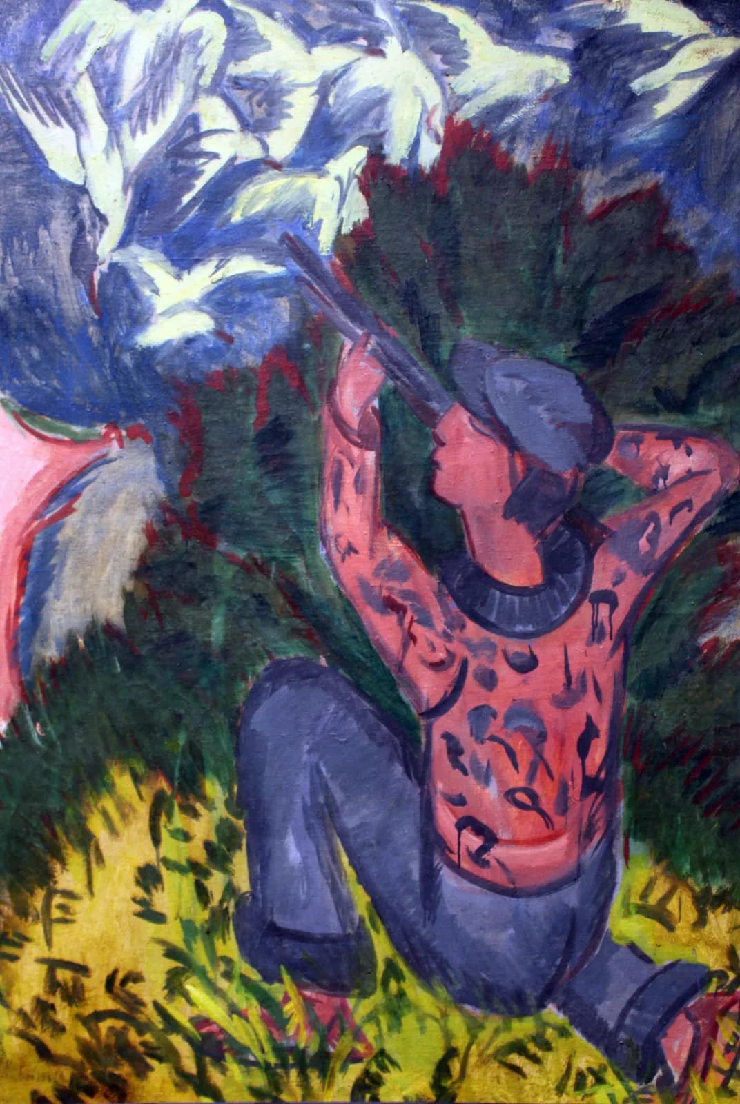 Meeuwenjager in het bos – Ernst Ludwig Kirchner