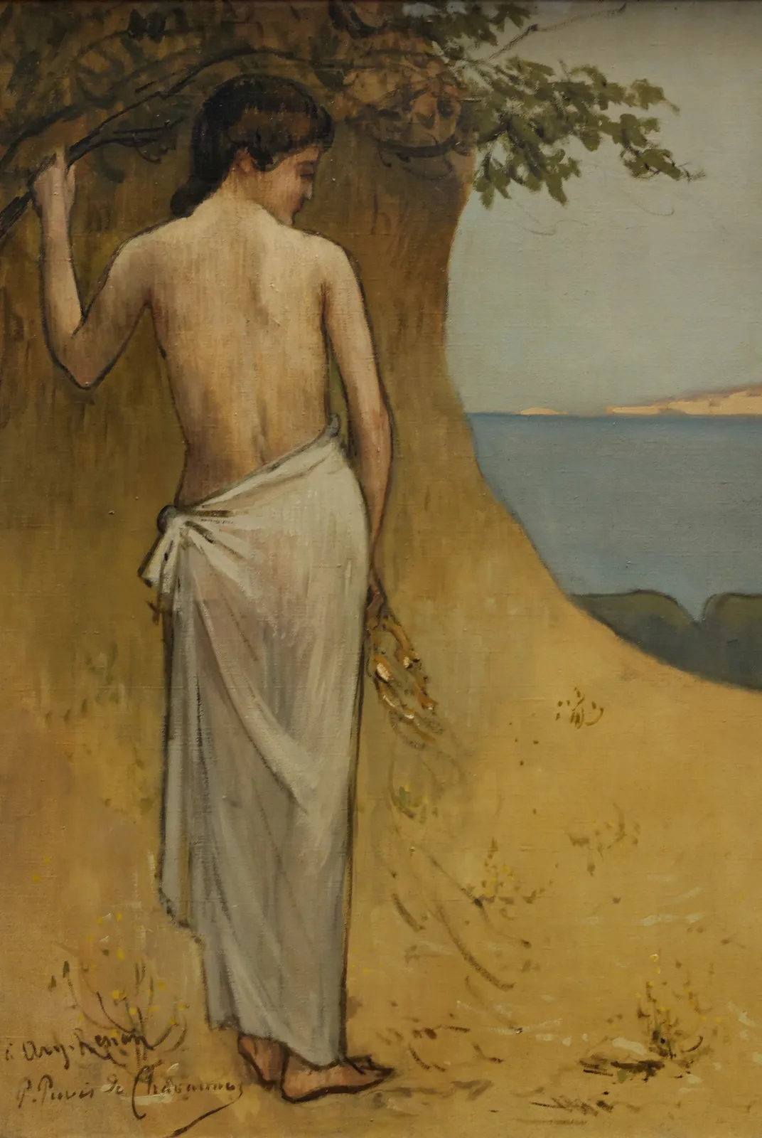 Meisje aan zee – Pierre Puvis de Chavannes