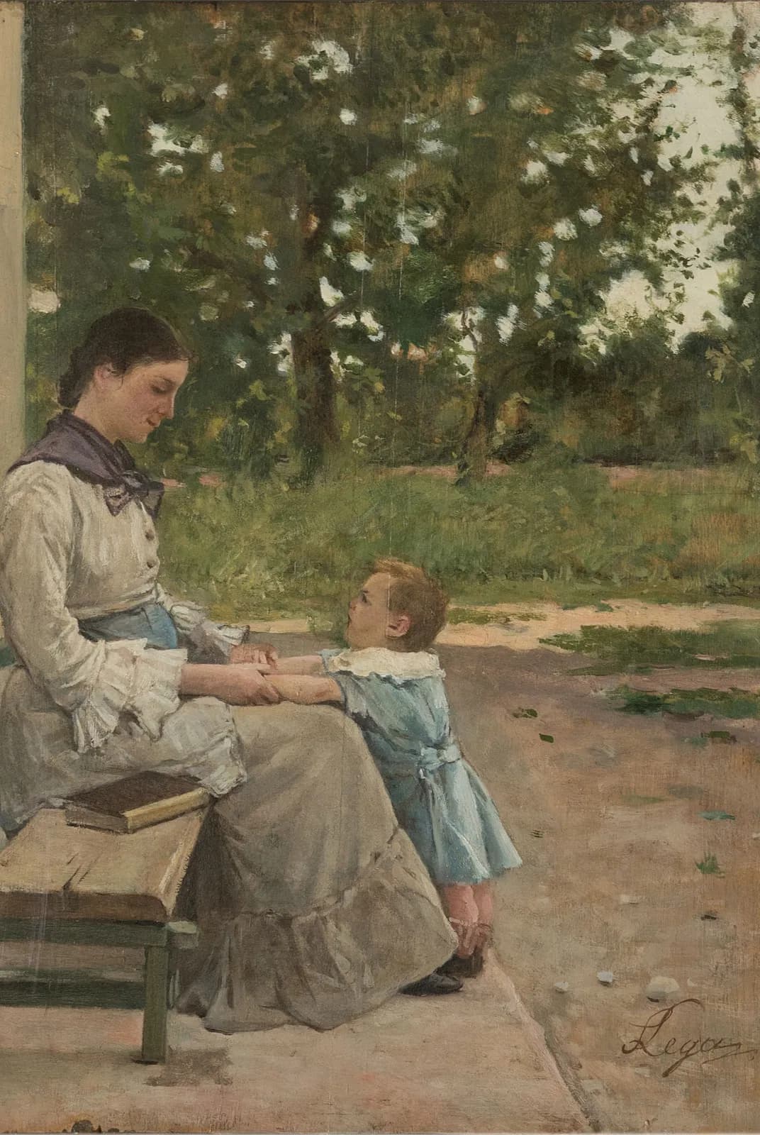 Moeder met kind – Silvestro Lega