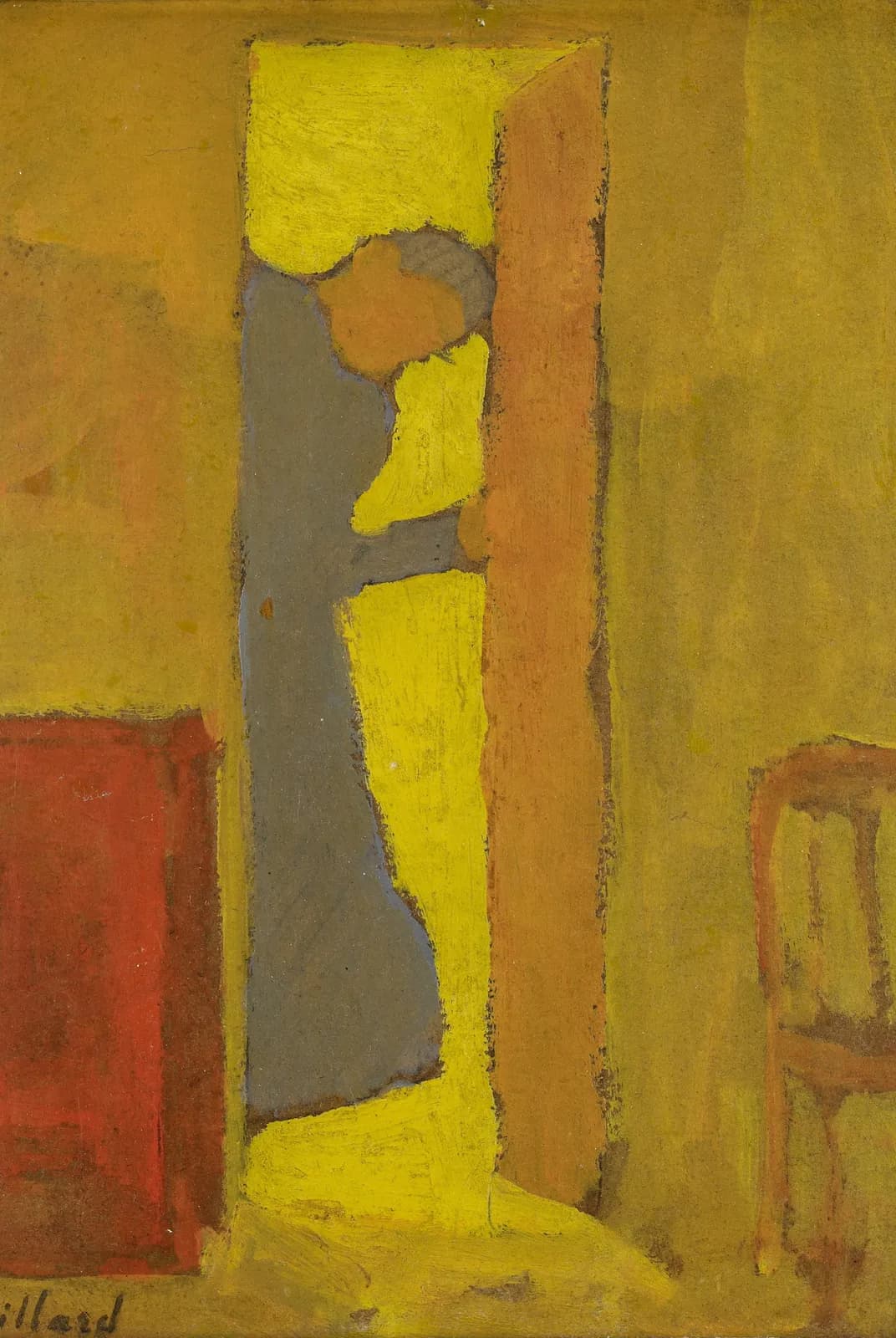 Moeder opent de deur – Édouard Vuillard
