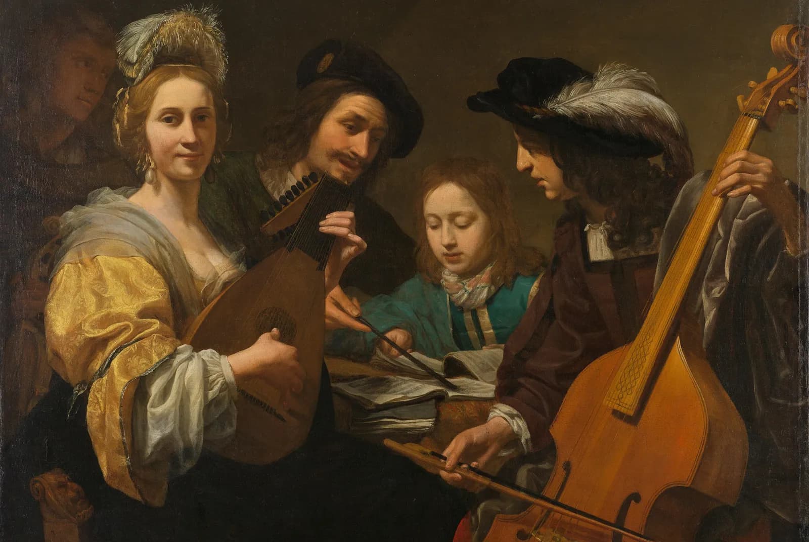 Musicerend gezelschap – Gerard van Kuyl