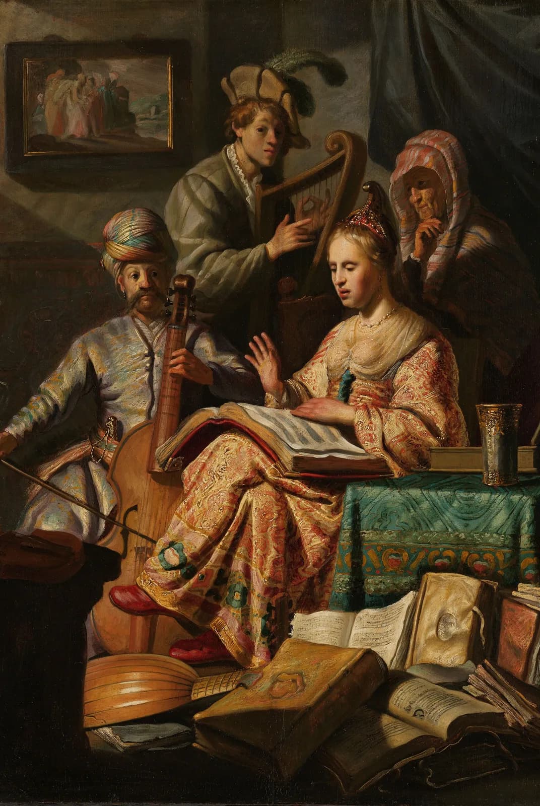 Musicerend gezelschap – Rembrandt van Rijn