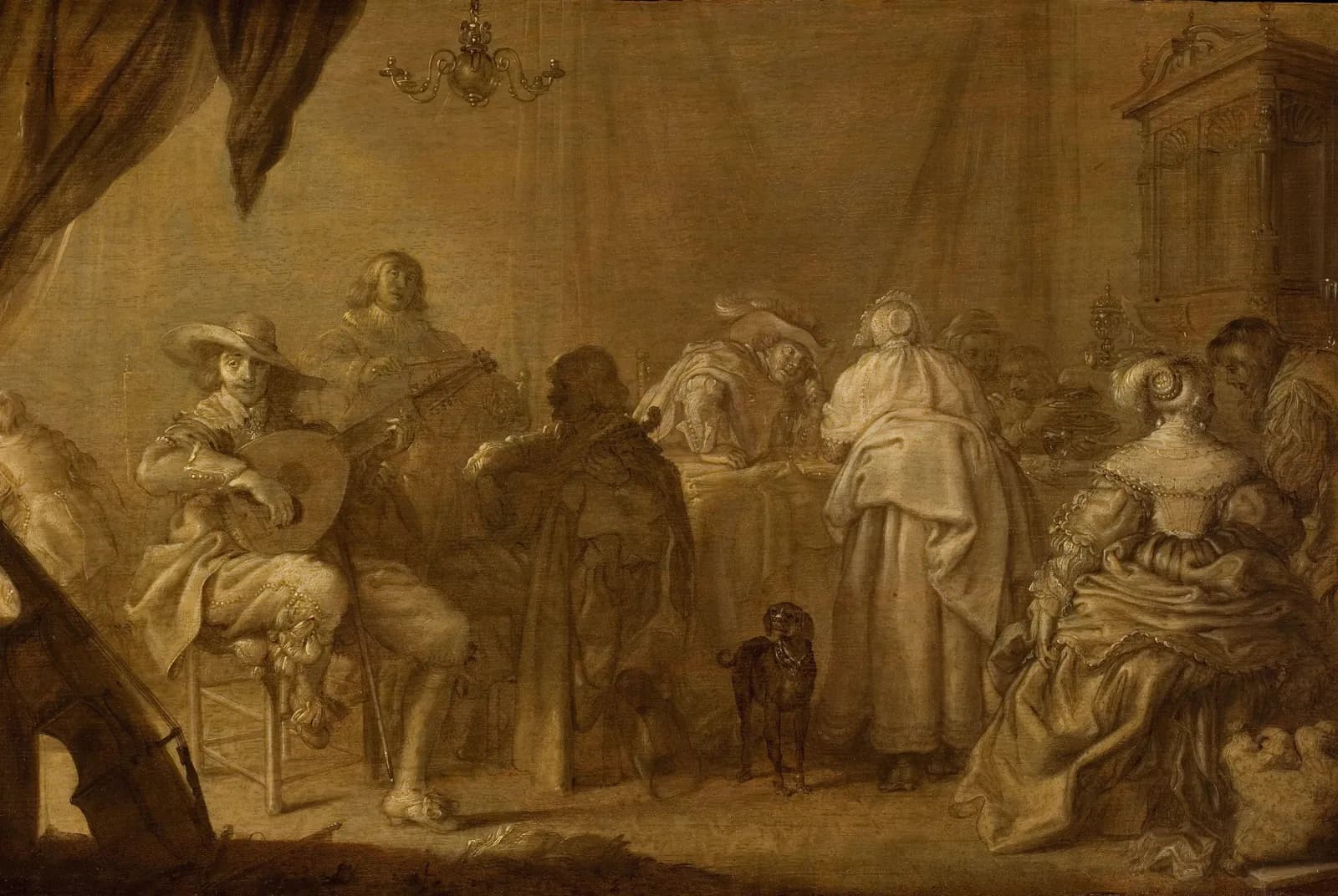 Musicerend gezelschap – Adriaen Pietersz van de Venne