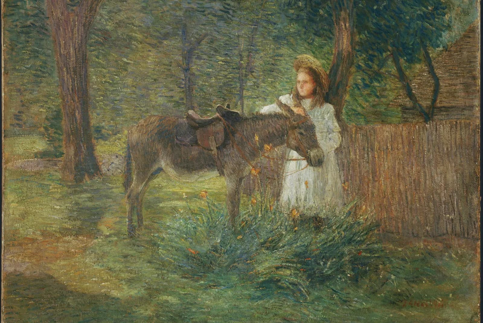 Na de rit – Julian Alden Weir