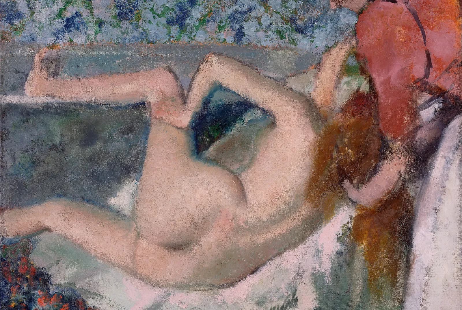 Na het bad – Edgar Degas