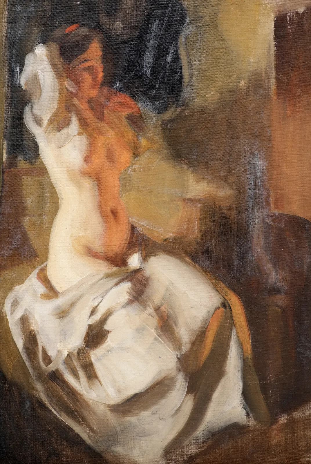 Naakt bij vuurgloed – Anders Zorn