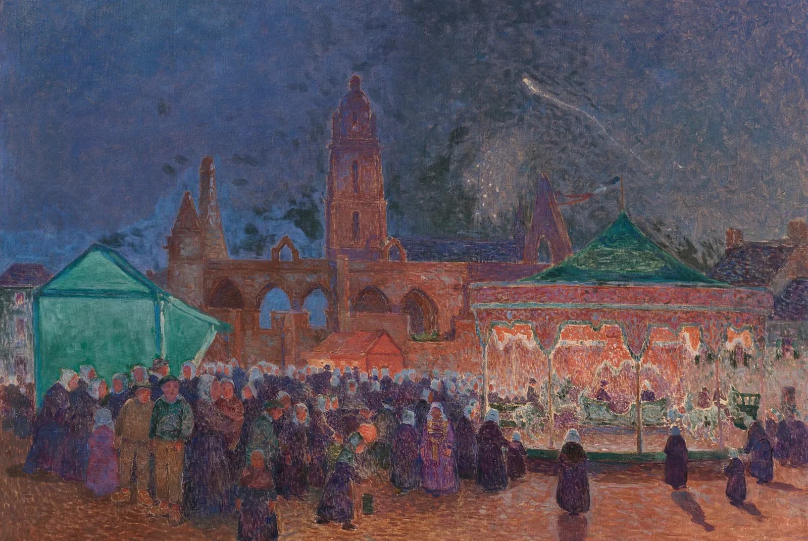 Nachtkermis in Batz-sur-Mer – Ferdinand du Puigaudeau