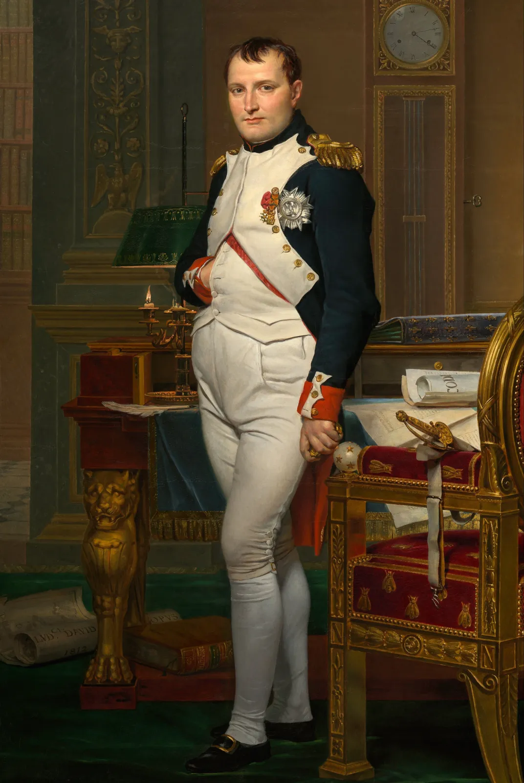 Napoleon in zijn werkkamer in de Tuilerieën – Jacques-Louis David