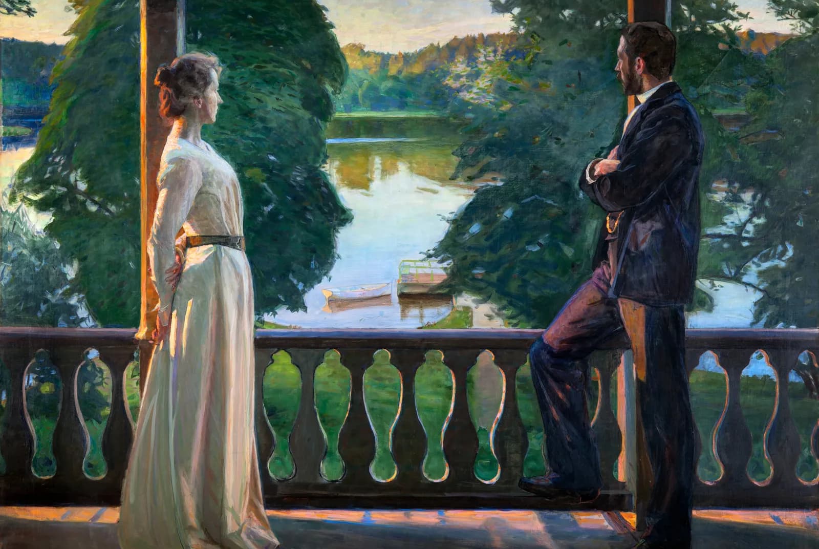 Noordse zomeravond (1899-1900) – Richard Bergh