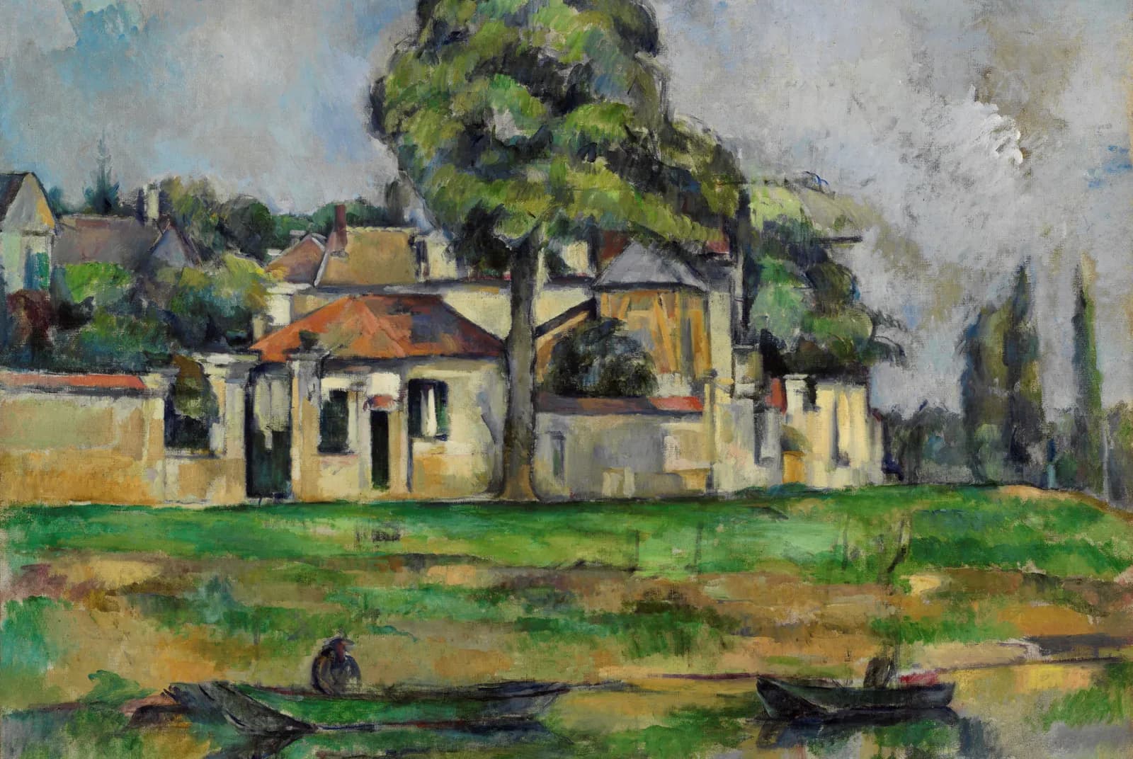 Oevers van de Marne – Paul Cézanne