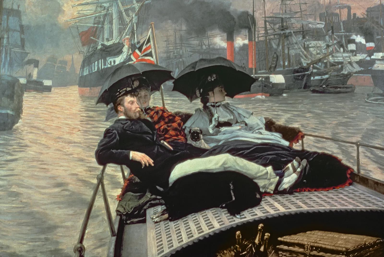Op de Theems – James Tissot