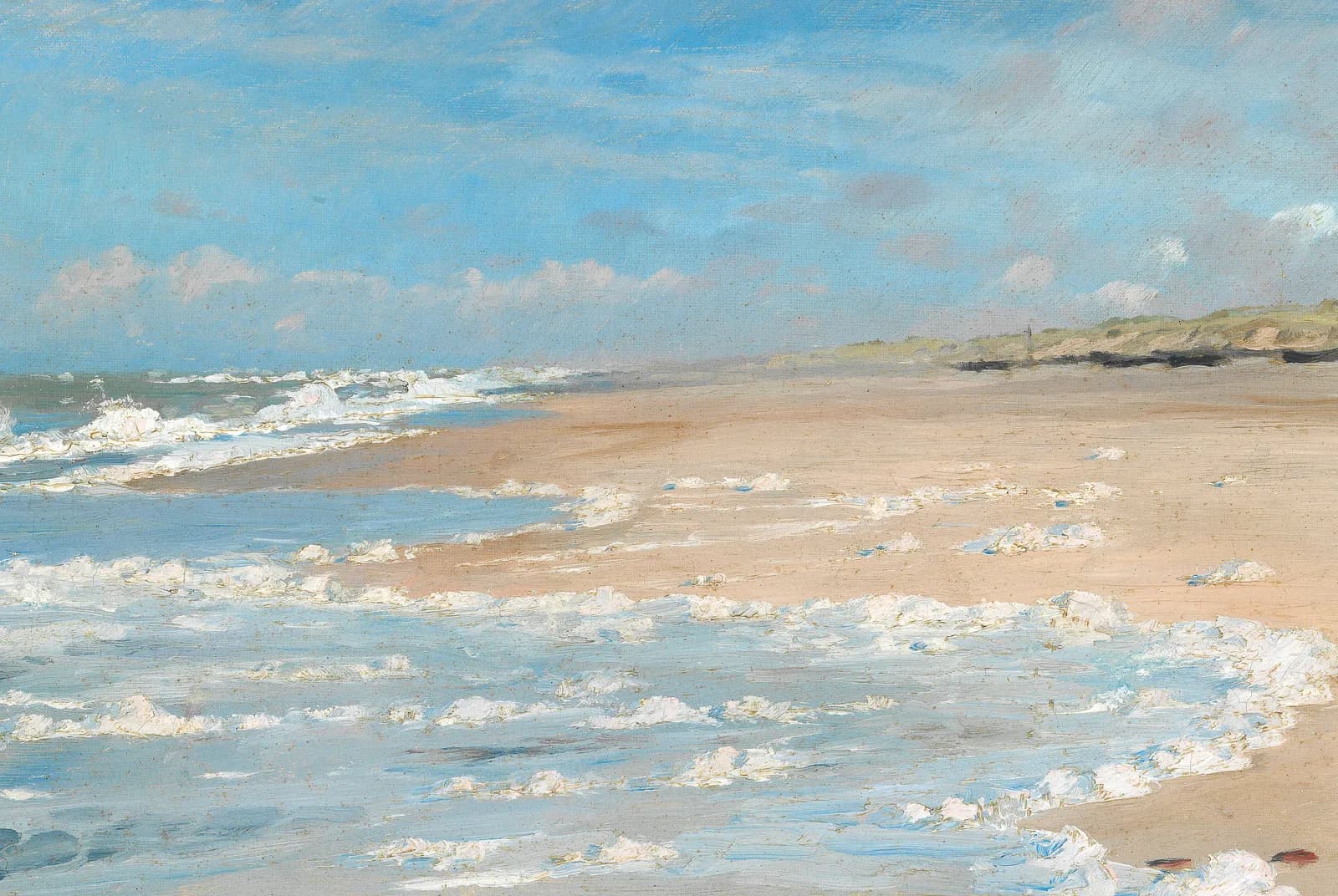 Op het strand bij Stenbjerg – Peder Severin Krøyer