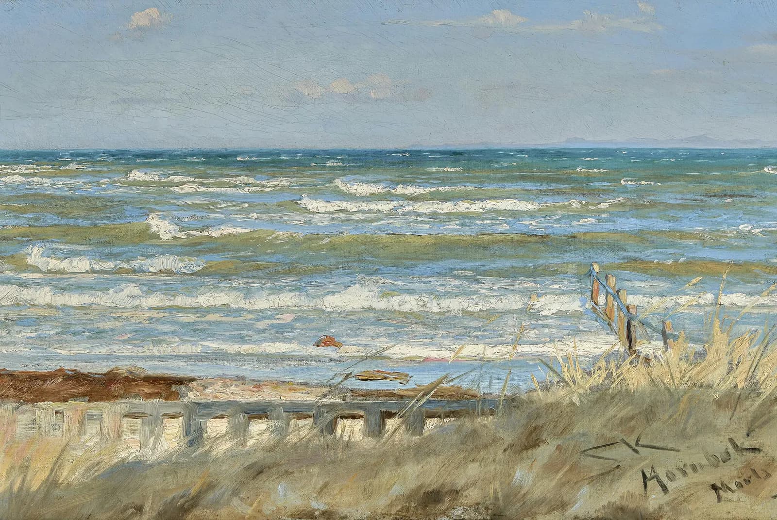 Op het strand van Hornbæk – Peder Severin Krøyer