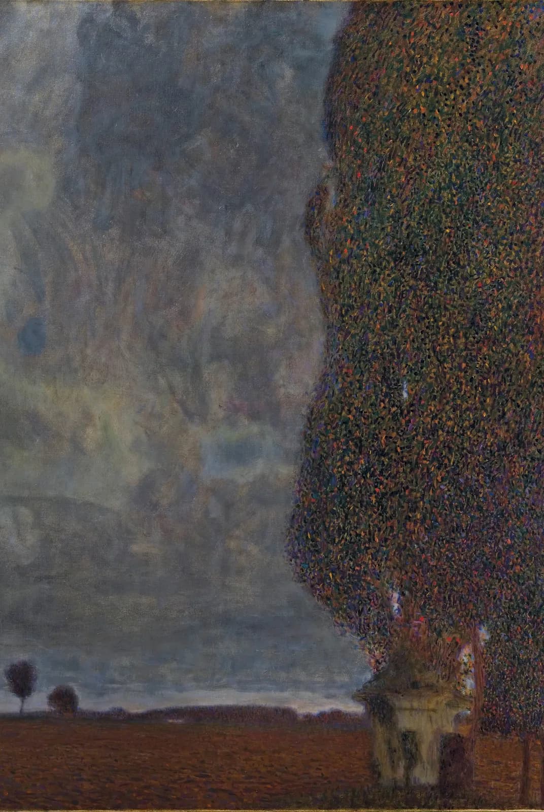 Opkomend onweer (De grote populier II) – Gustav Klimt