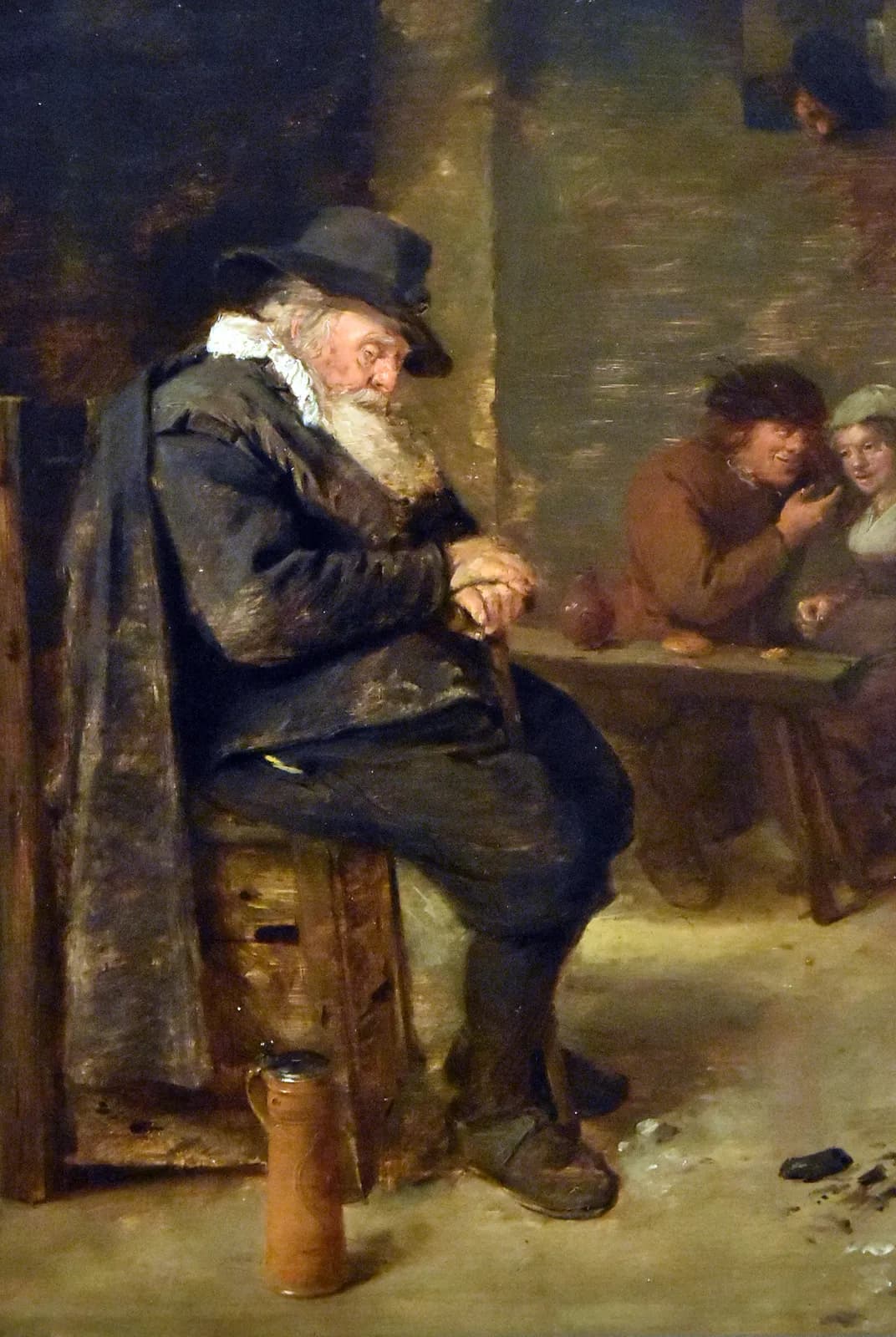 Oude man in een kroeg – Adriaen Brouwer