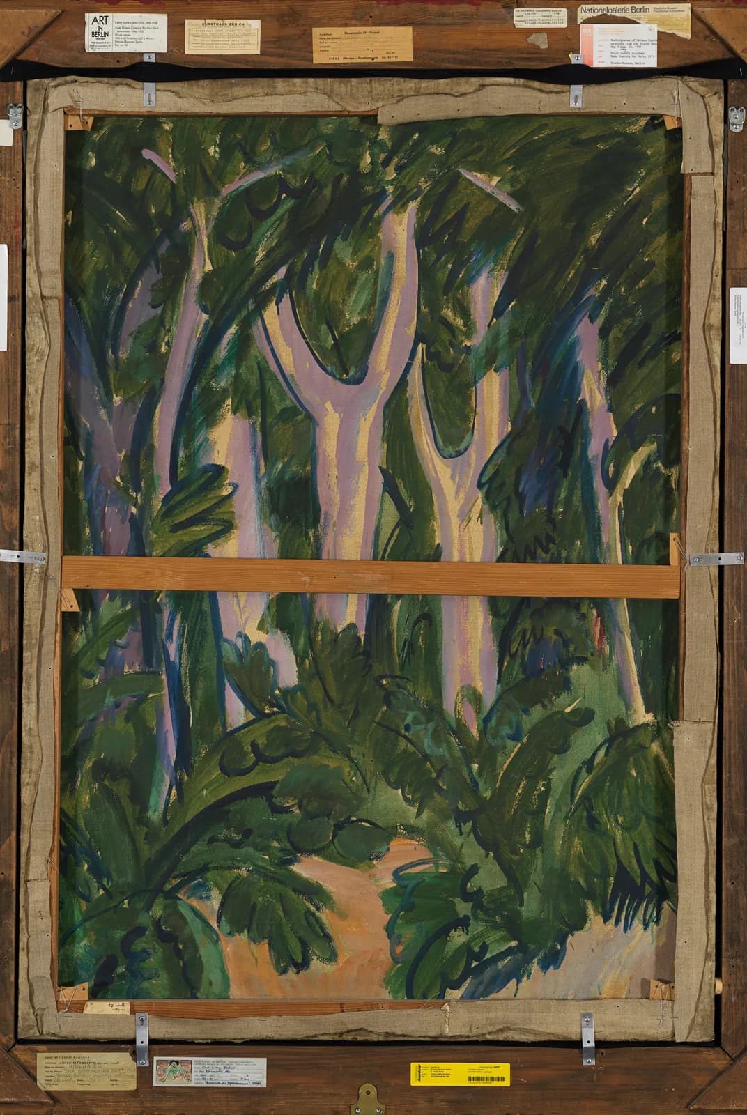 Paarse bomen – Ernst Ludwig Kirchner