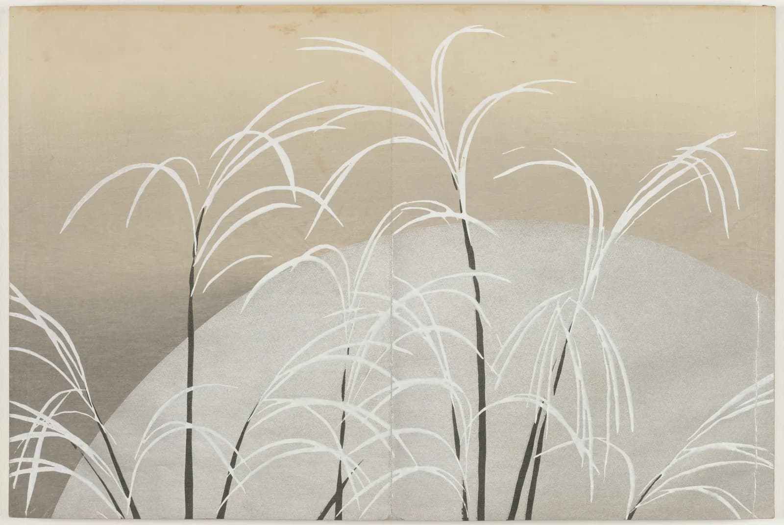 Pampas Grass in Moonlight (Obana ni tsuki) – Kamisaka Sekka