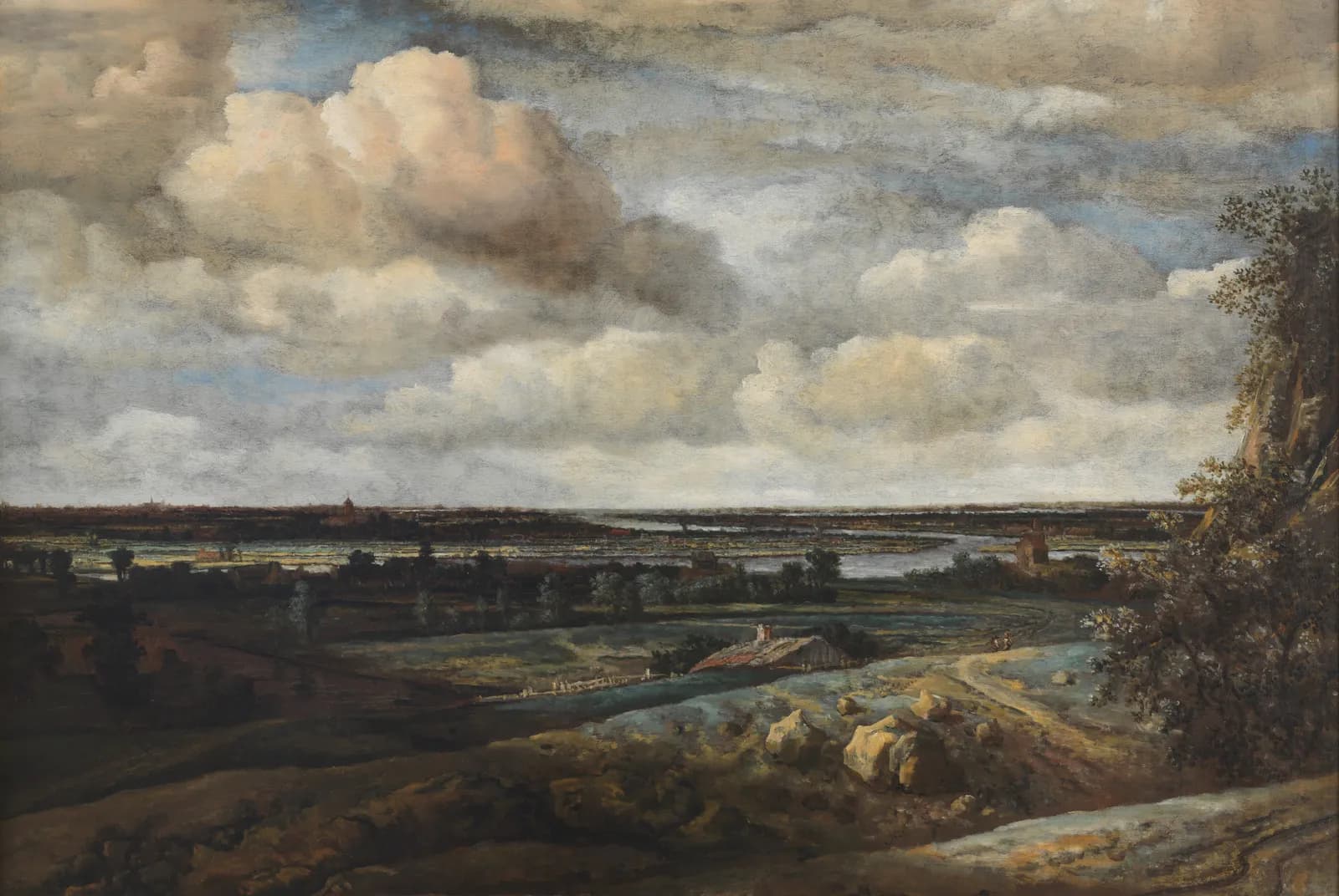 Panoramalandschap met Haarlem in de verte (1654) – Philips de Koninck