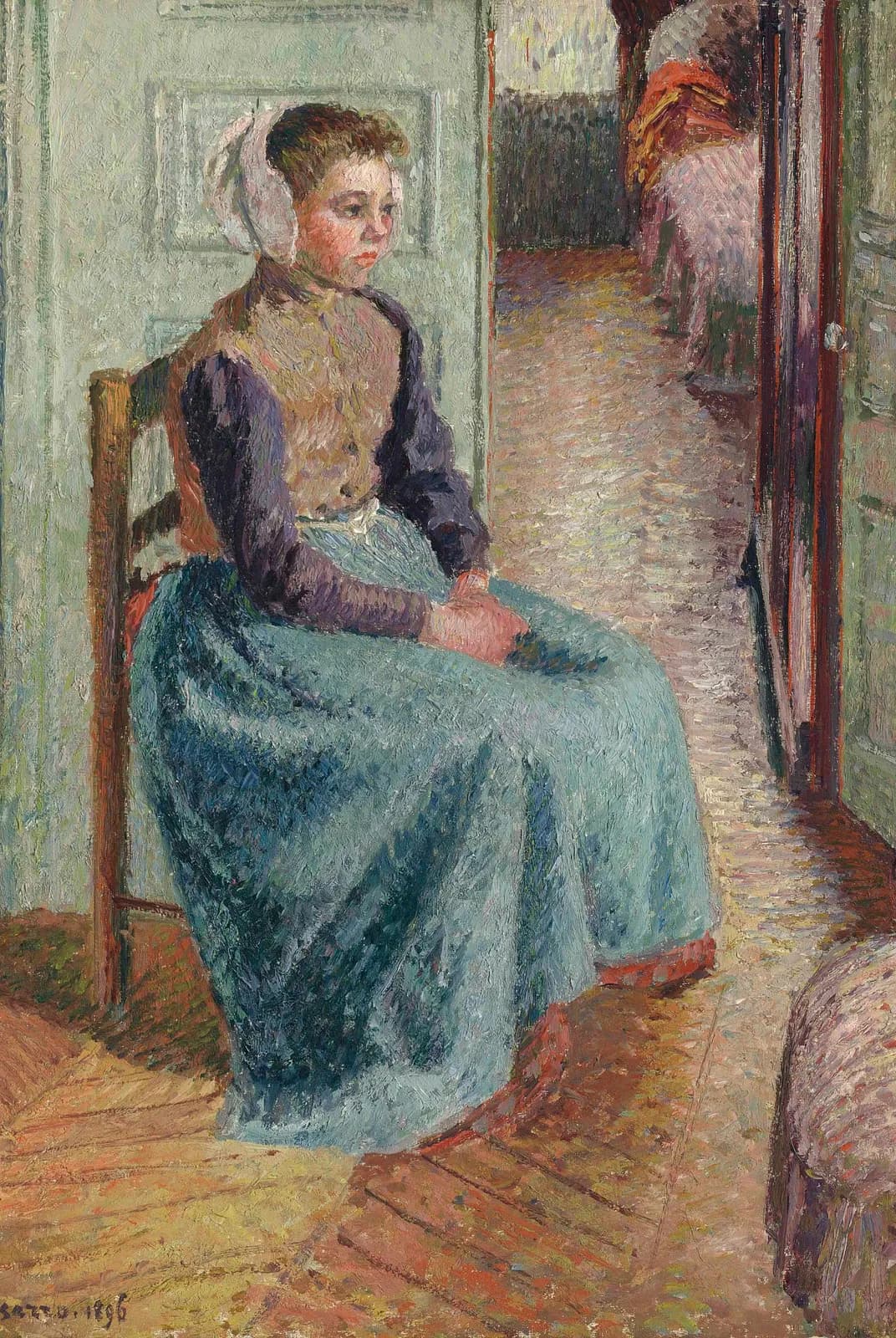 Vlaams dienstmeisje, genaamd La Rosa – Camille Pissarro