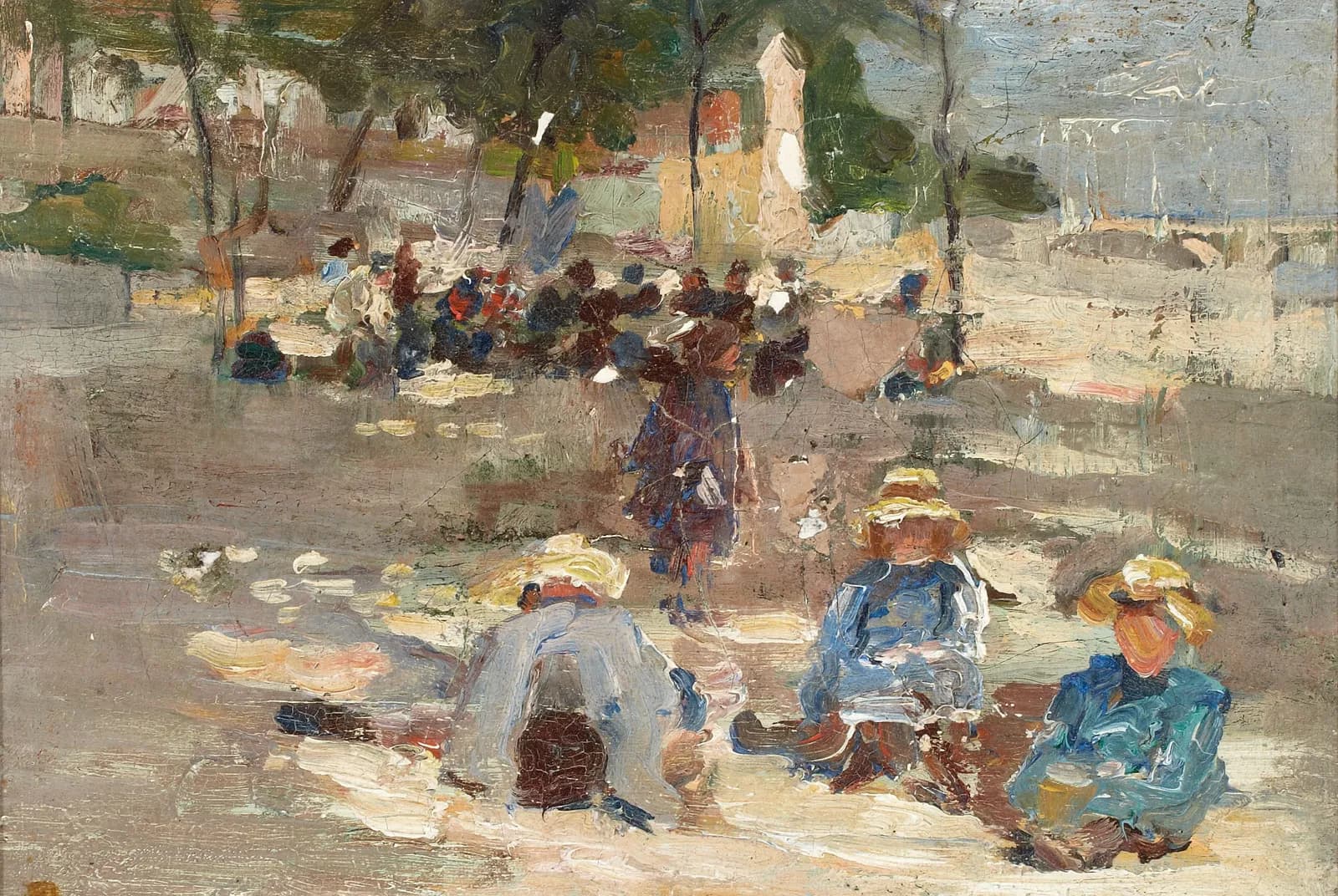 Picknick in het park – Max Liebermann