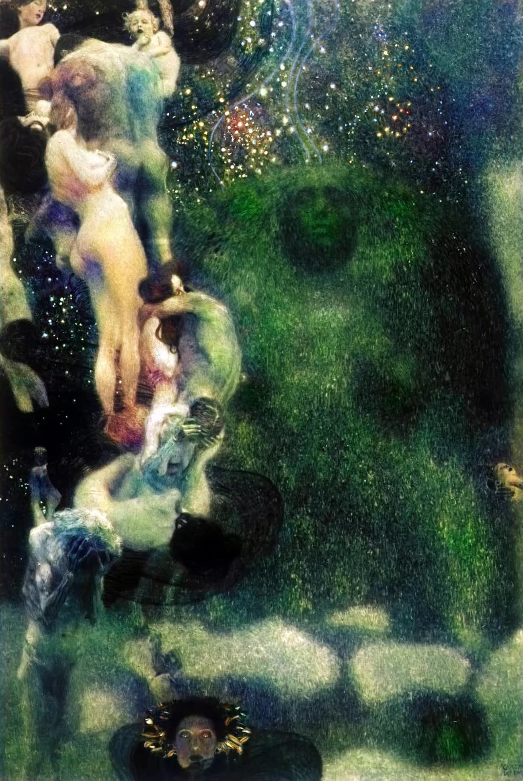 Plafondschilderingen voor de Universiteit van Wenen – Gustav Klimt