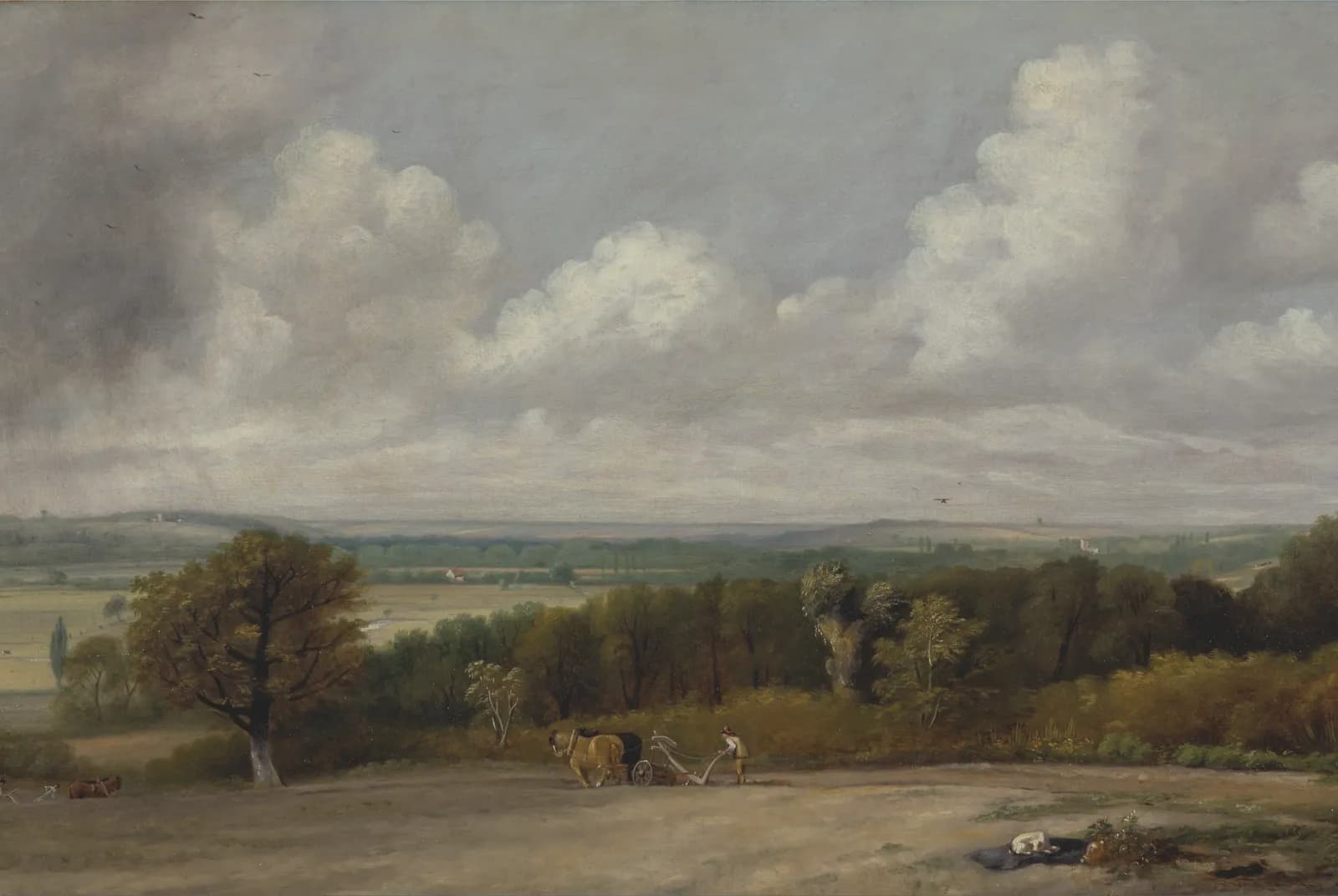 Ploegen in Suffolk – John Constable
