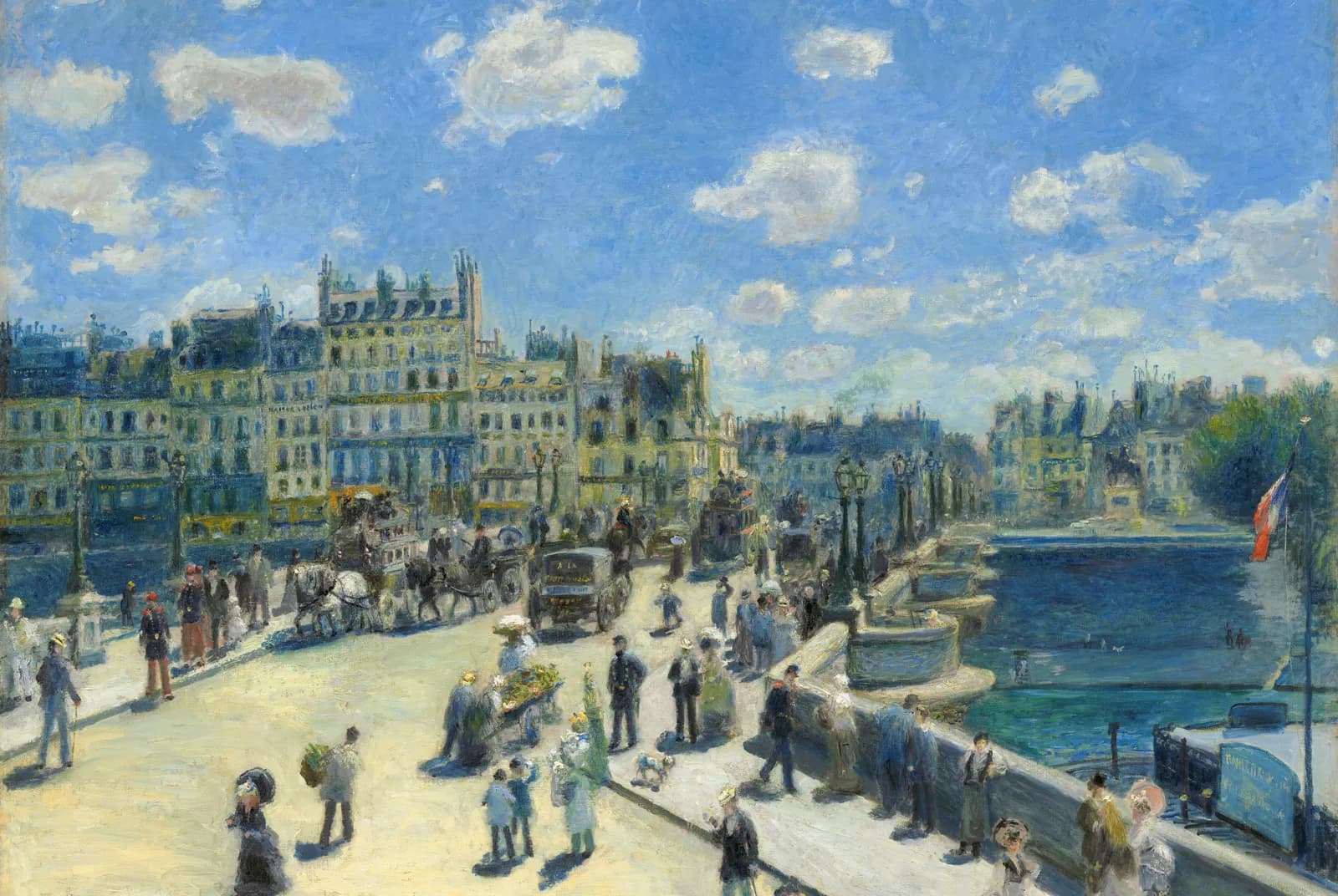 De Pont Neuf, Parijs – Pierre-Auguste Renoir