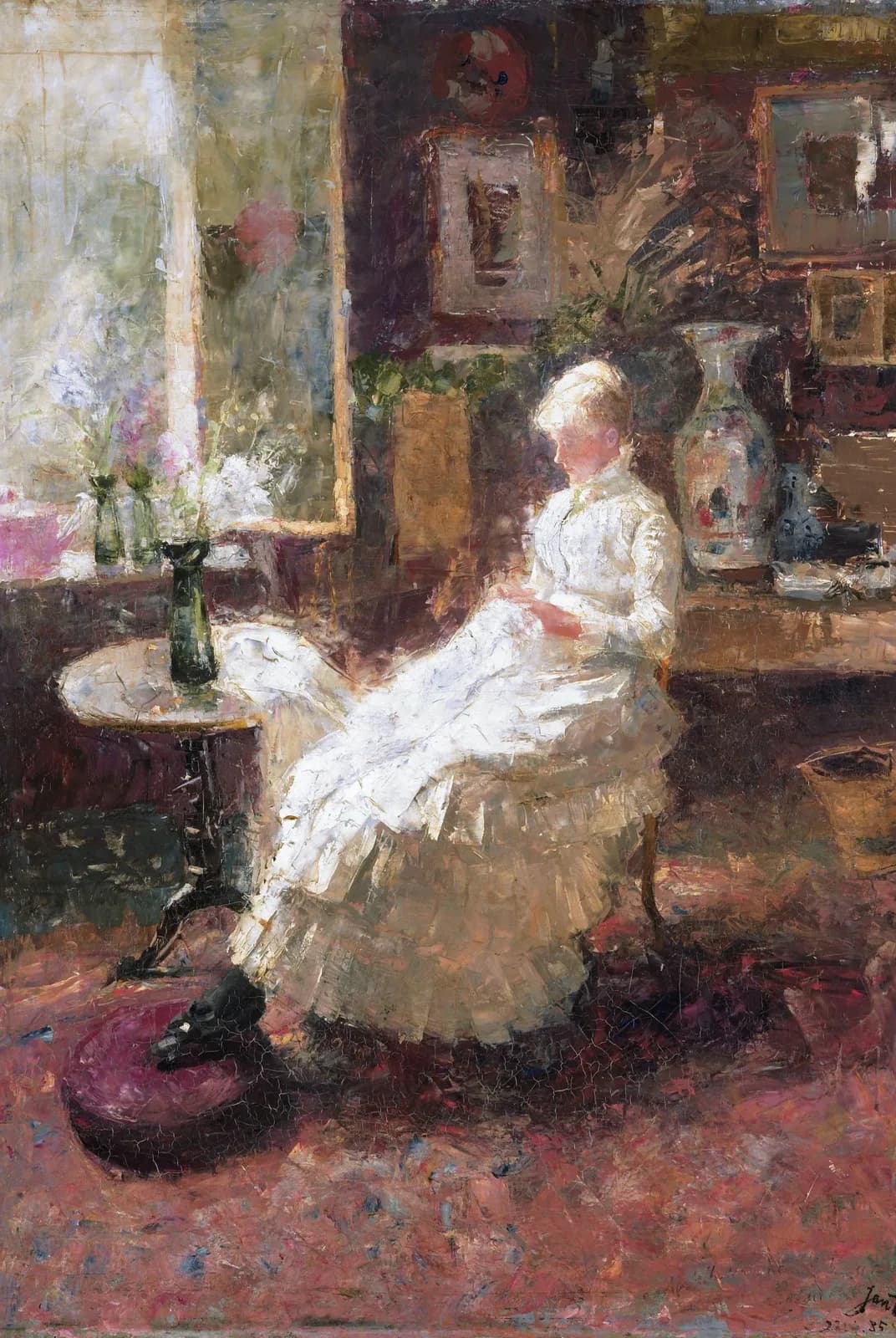 Portret van Annie Toorop-Hall – Jan Toorop
