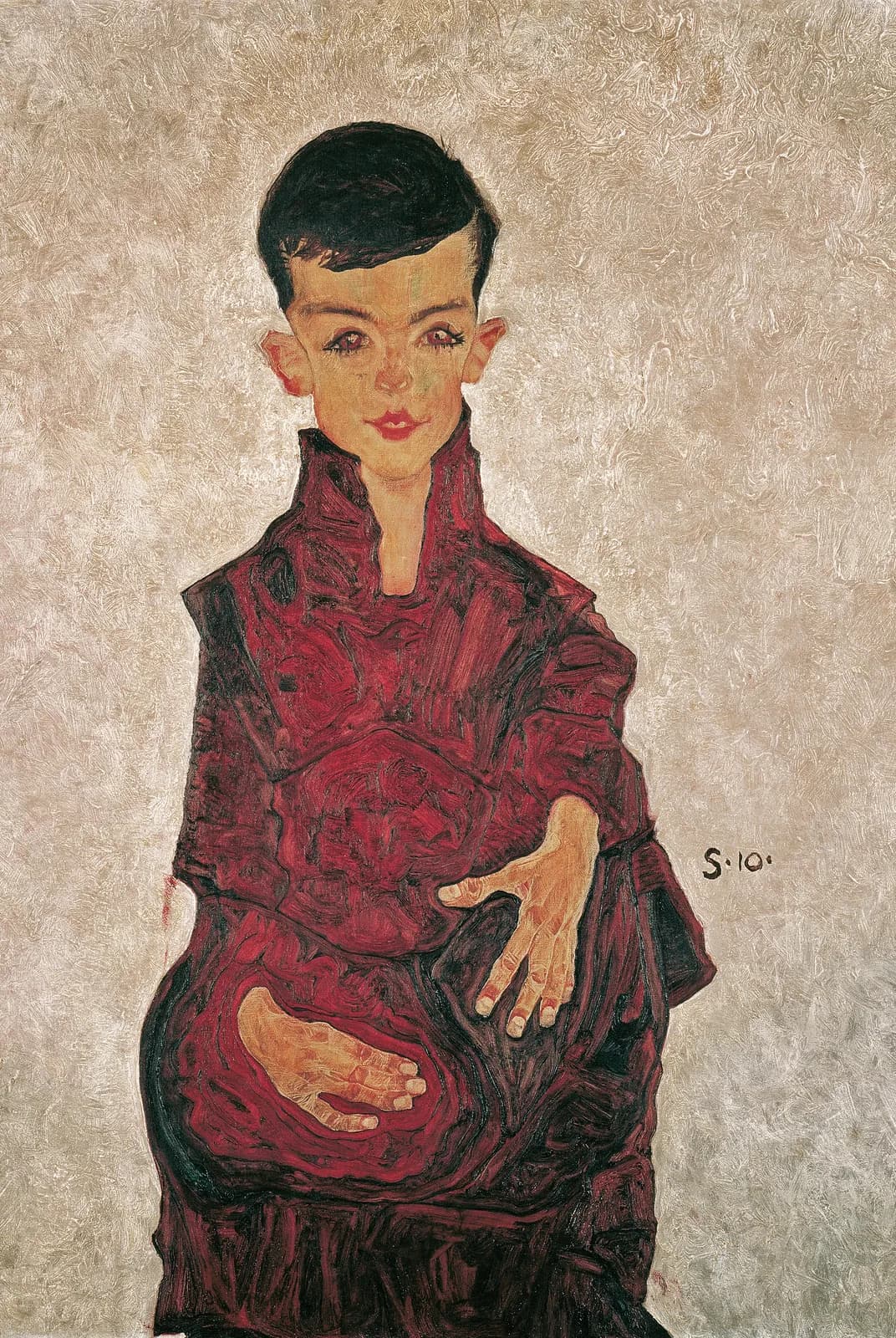 Portret van Herbert Reiner – Egon Schiele