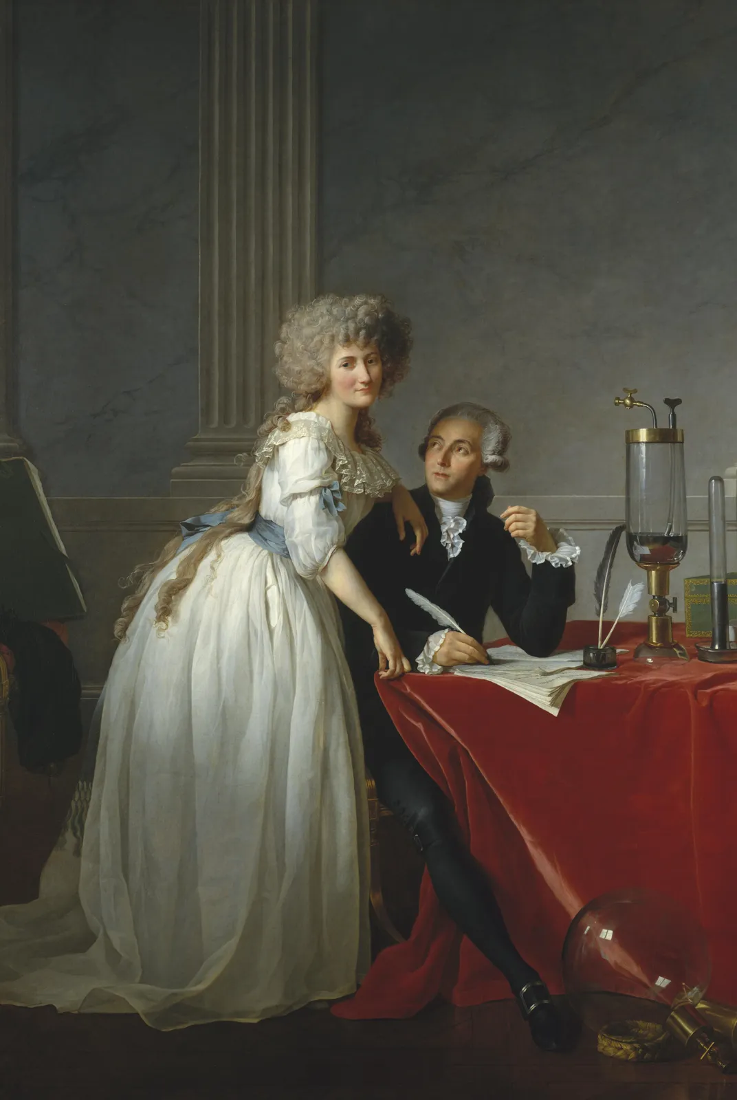 Portret van Antoine Lavoisier en zijn vrouw – Jacques-Louis David