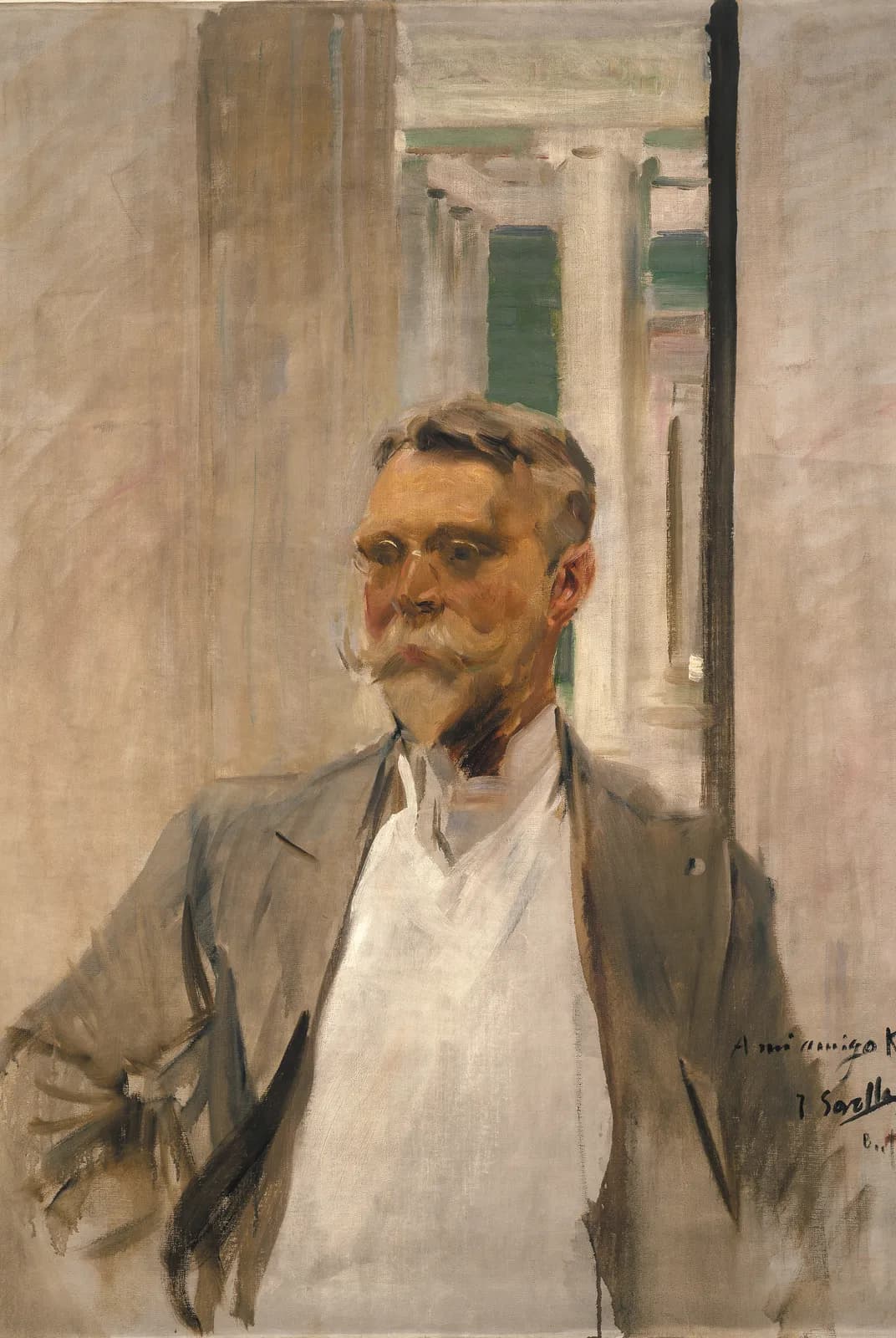 Portret van Charles M. Kurtz – Joaquín Sorolla