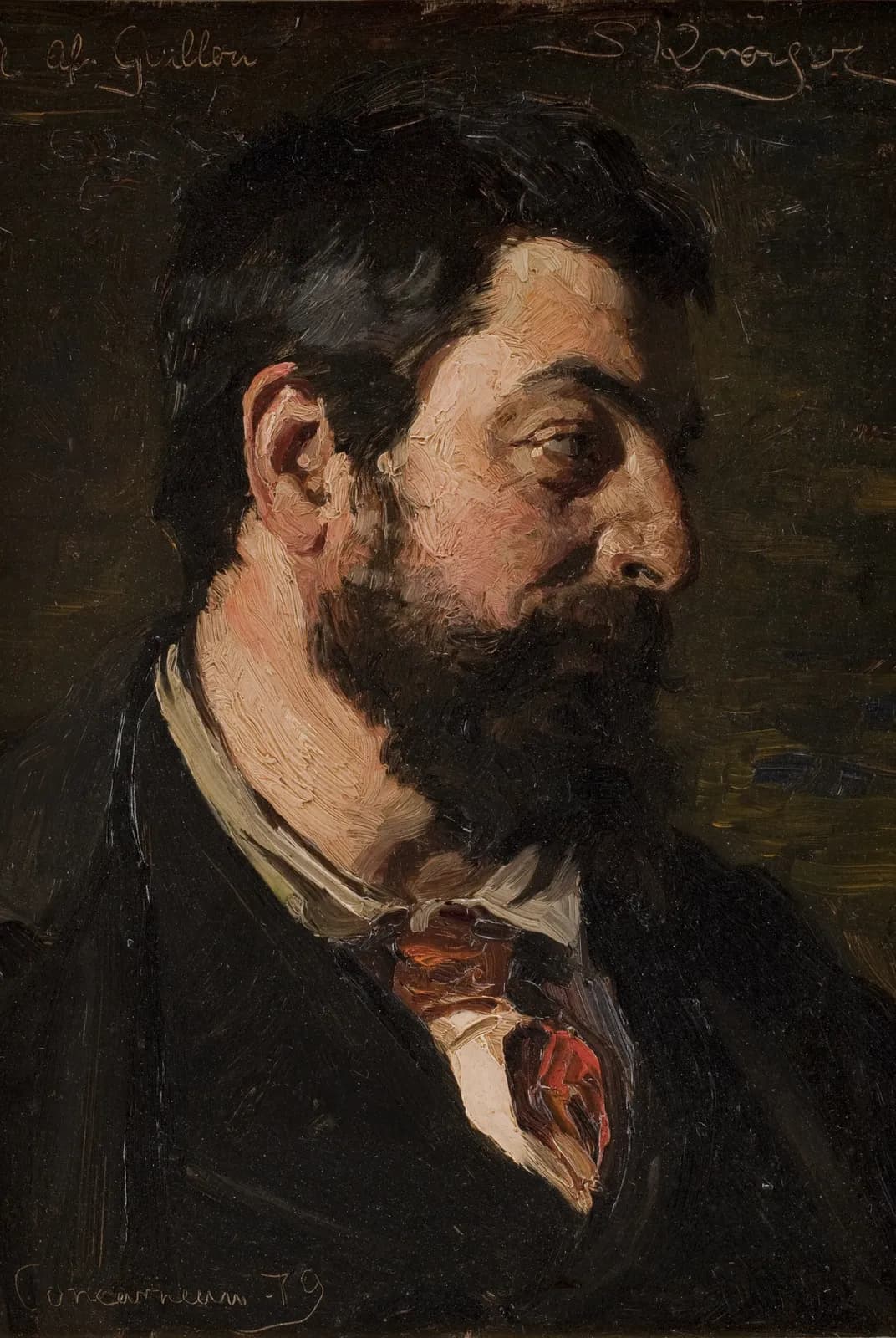 Portret van de Franse schilder Alfred Guillou – Peder Severin Krøyer