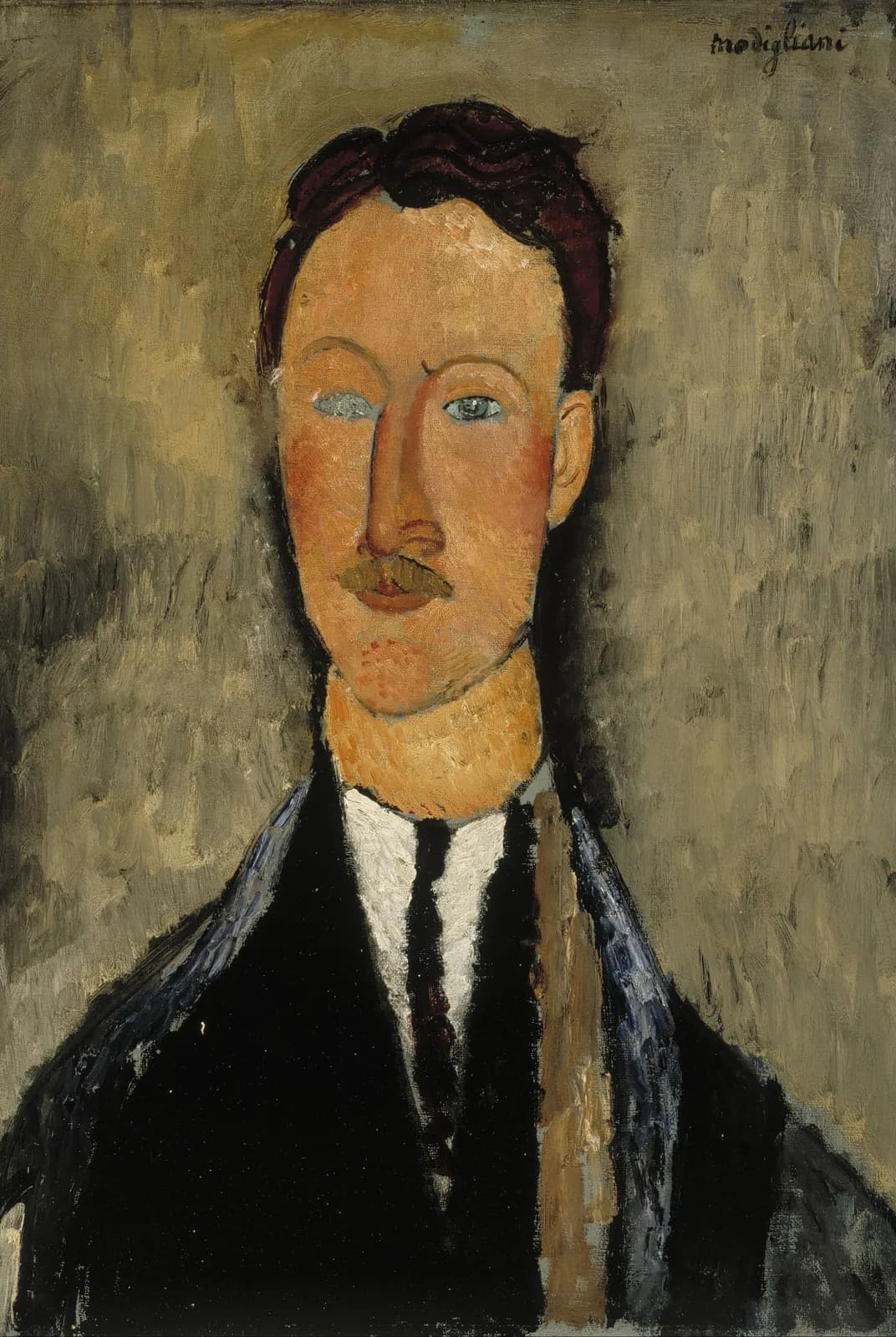 Portret van de kunstenaar Léopold Survage – Amedeo Modigliani