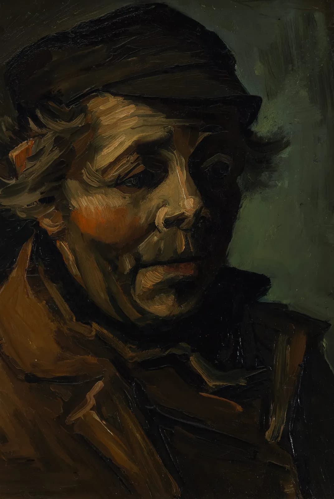 Portret van een boer – Vincent van Gogh