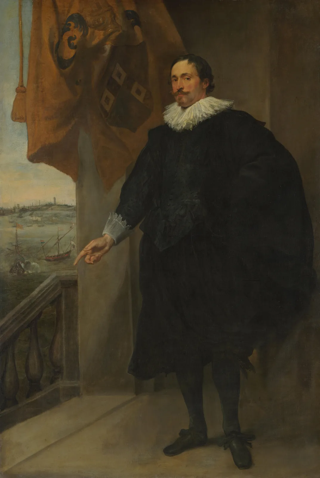 Portret van een edelman, mogelijk Nicolaes van der Borght – Antoni van Dyck
