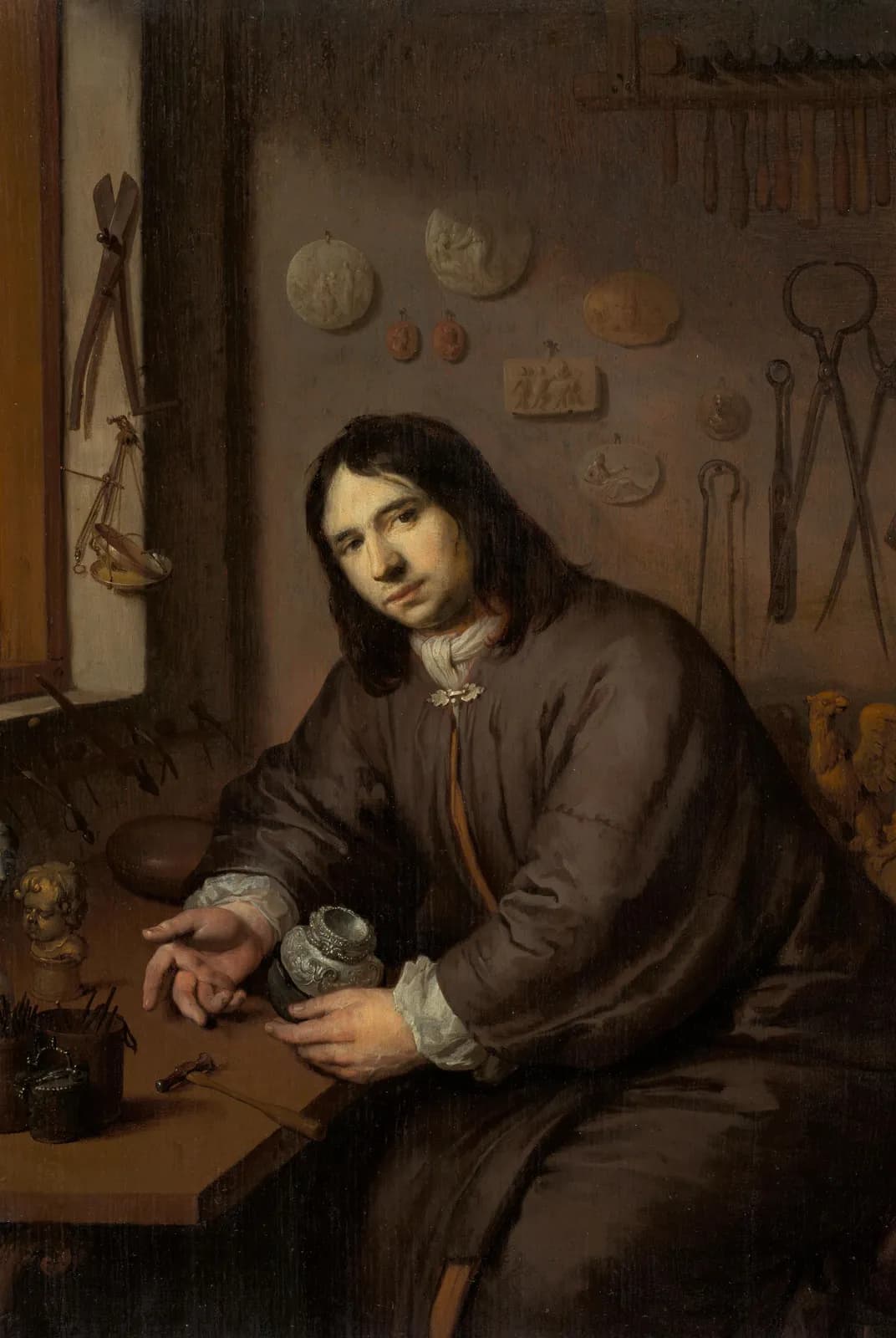 Portret van een goudsmid